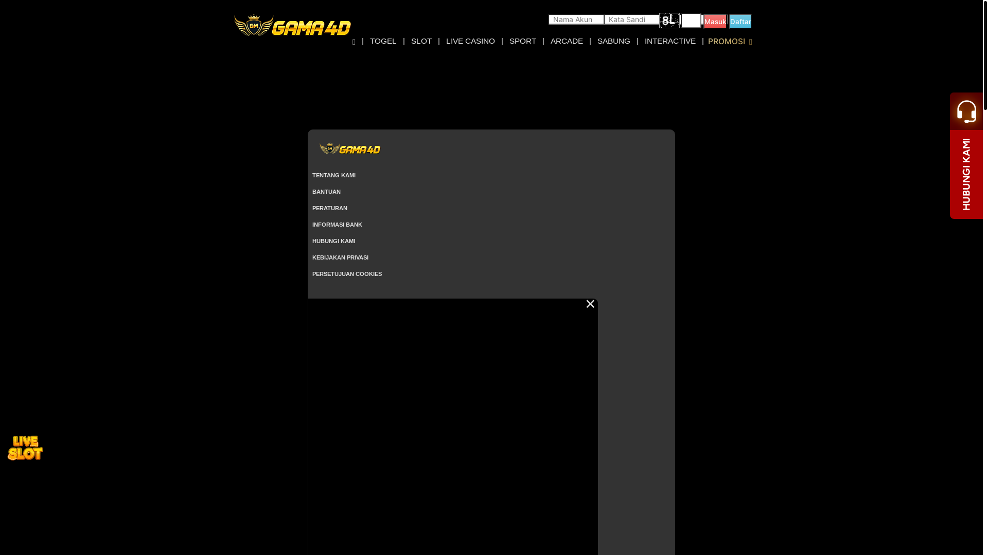 website screenshot of https://gama4d2025.site/