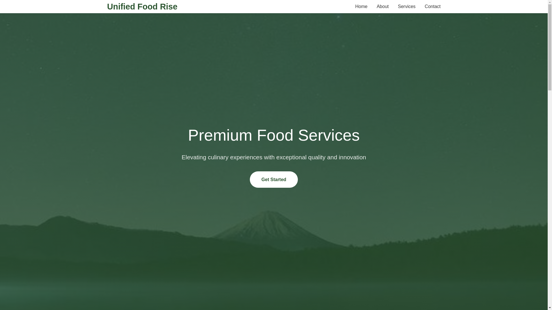 website screenshot of https://unifiedfoodrise.qpon/