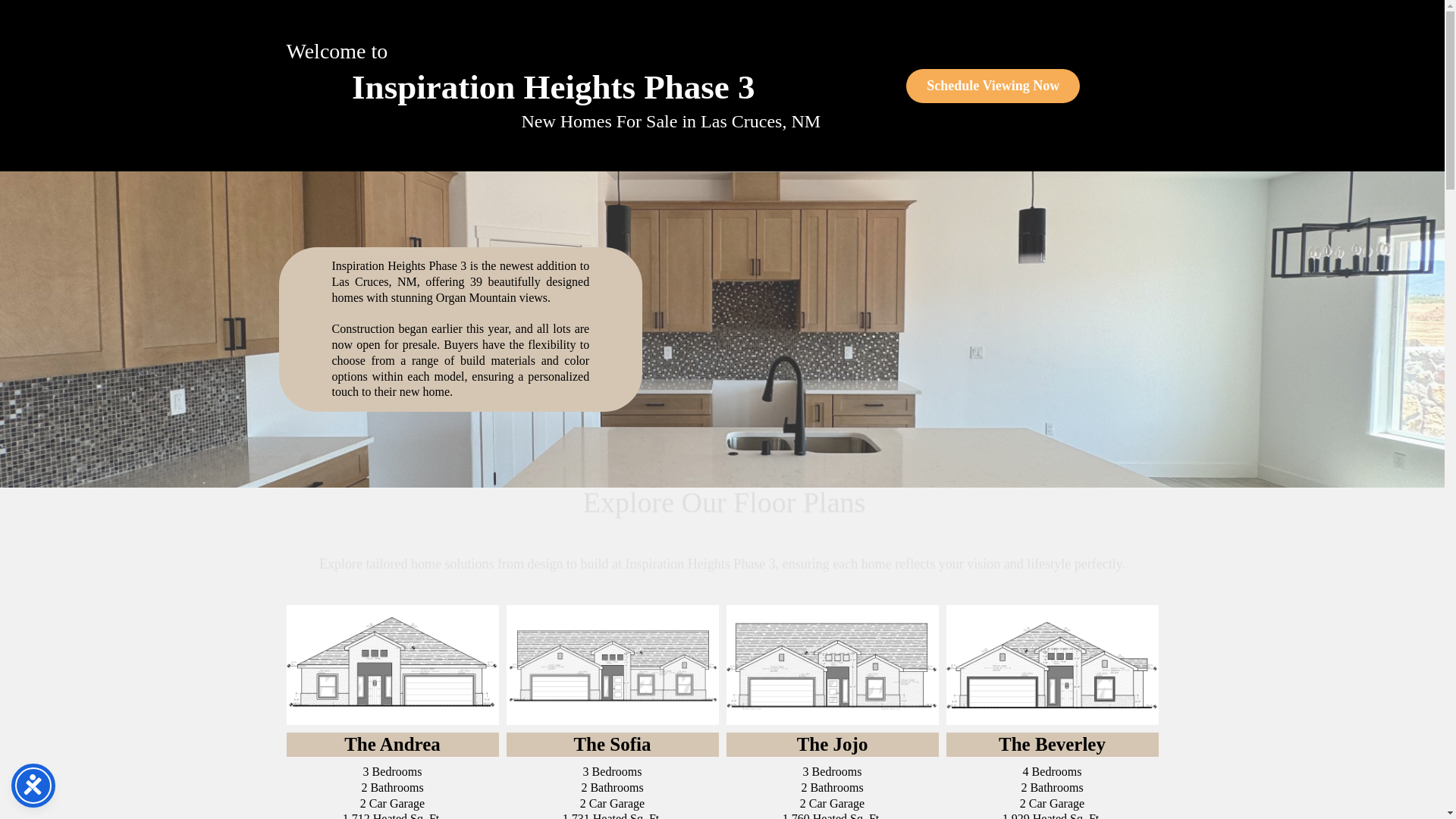 website screenshot of https://newhomesinlascrucesnm.com/