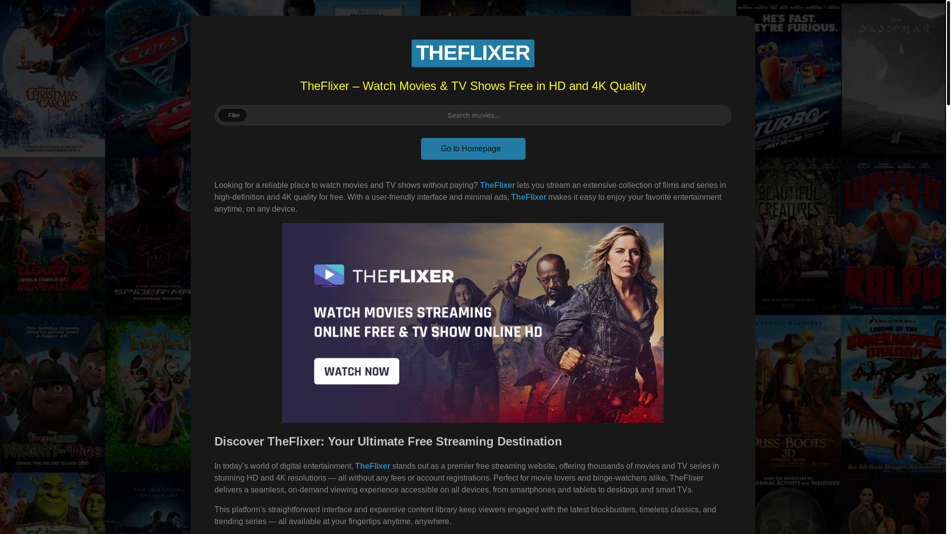website screenshot of https://theflixer-today-tvt.pages.dev/