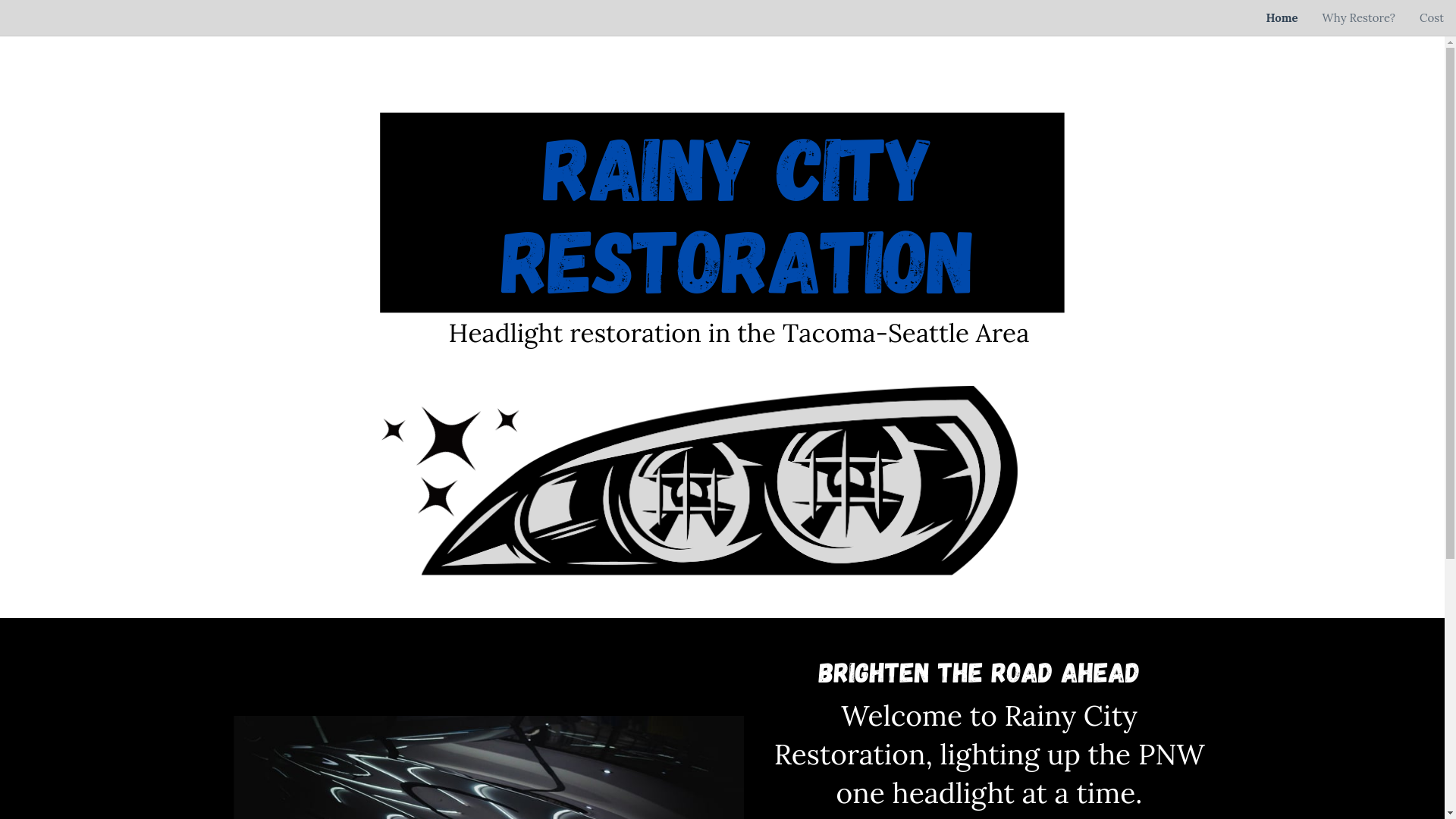 website screenshot of https://rainycityrestoration.com/