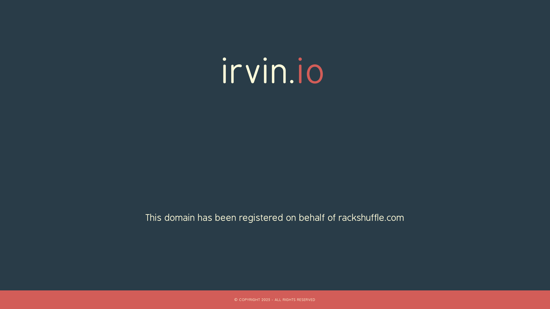 website screenshot of https://rackshuffle.com/