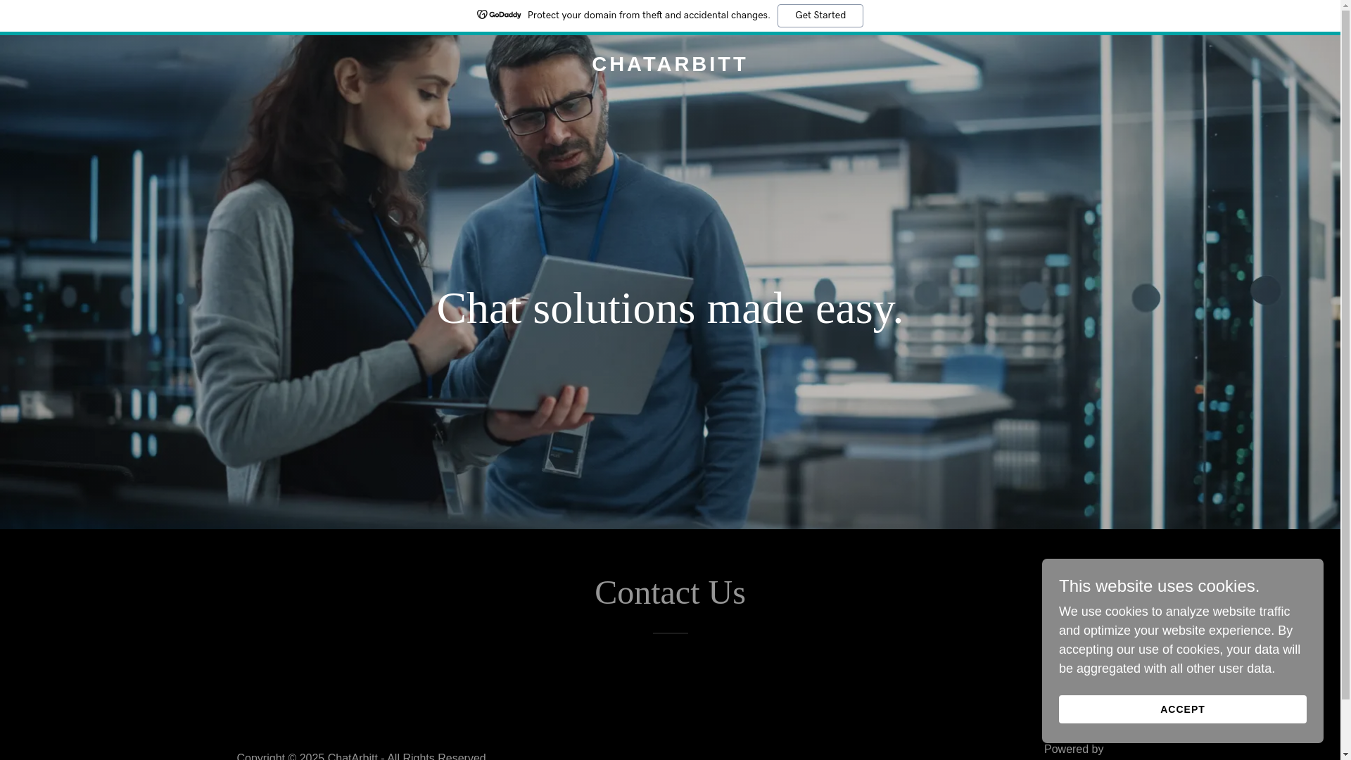 website screenshot of https://chatarbitt.live/