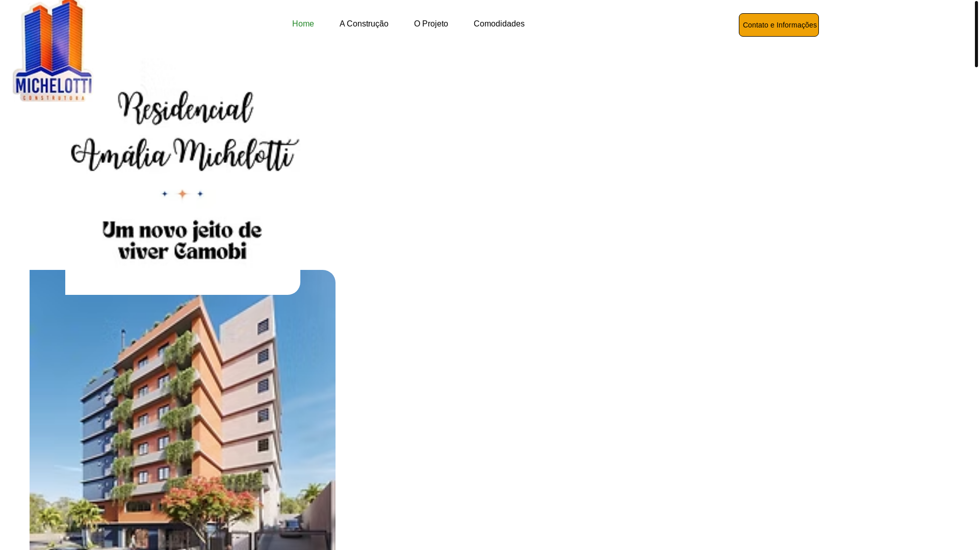 website screenshot of https://amaliamichelotti.com.br/