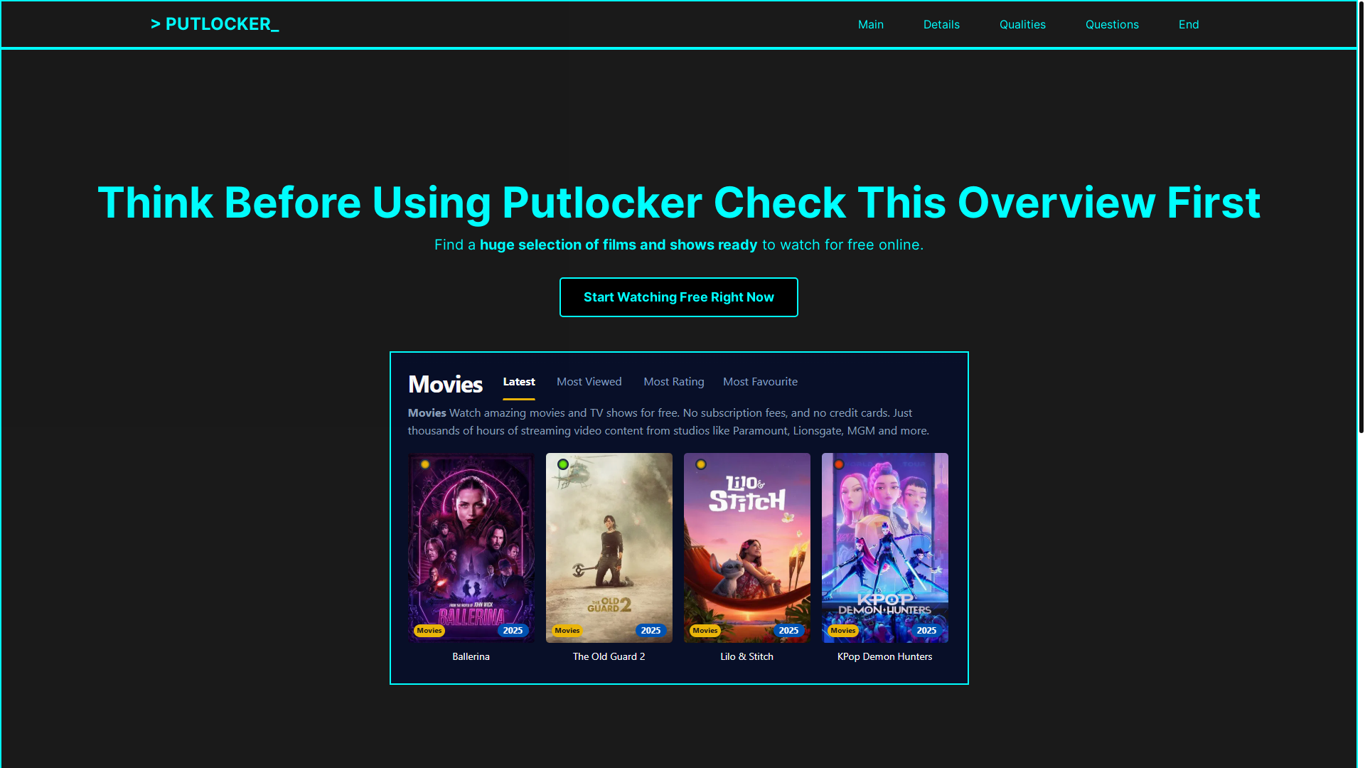 website screenshot of https://putlocker-l2jo.pages.dev/