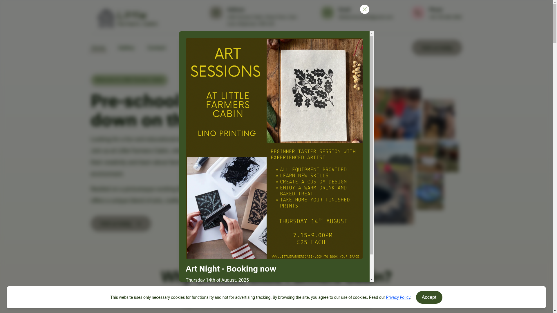 website screenshot of https://little-farmers-cabin.pages.dev/