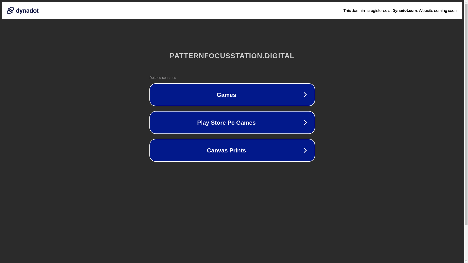 website screenshot of https://patternfocusstation.digital/