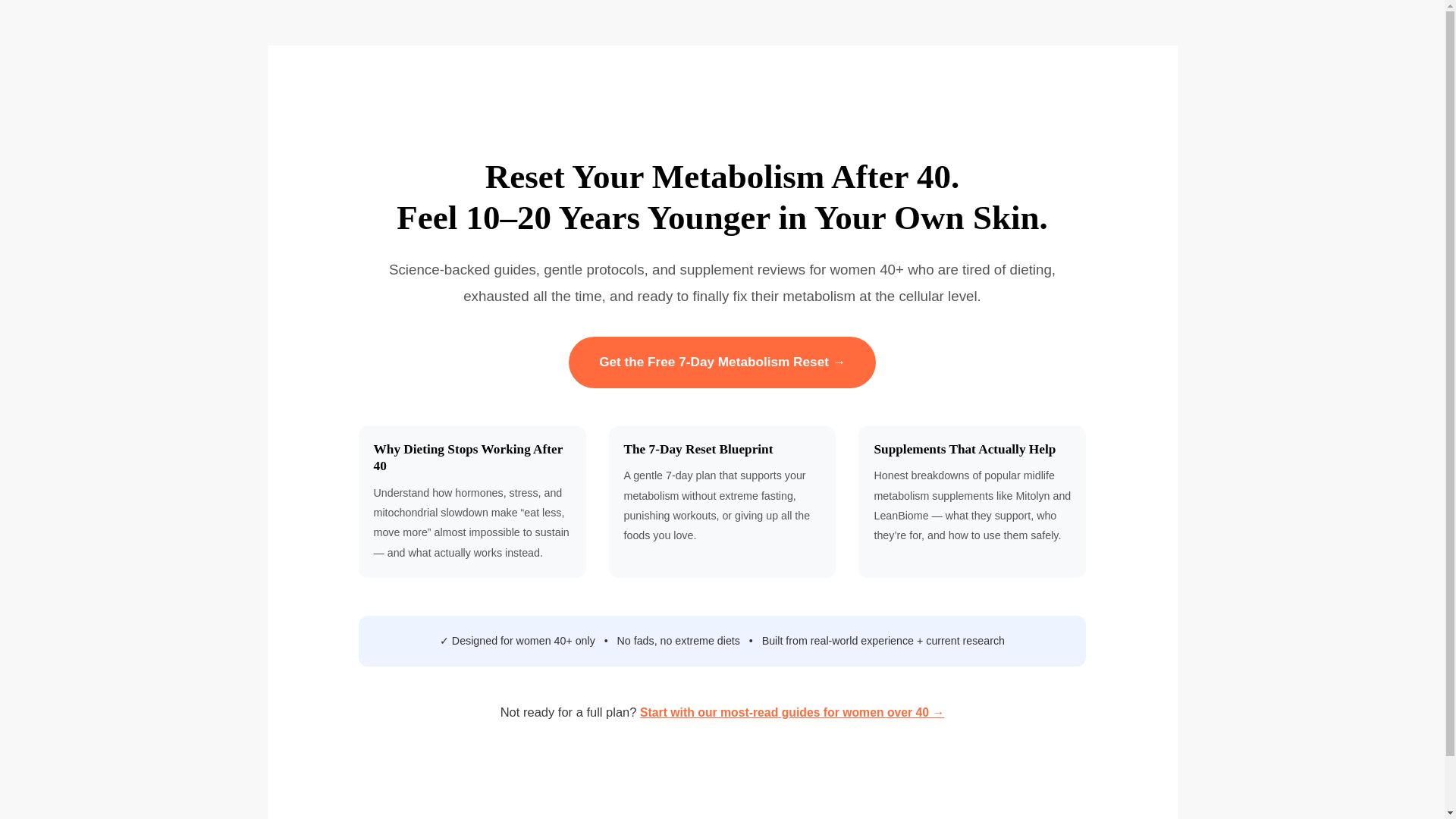 website screenshot of https://resetmito.com/