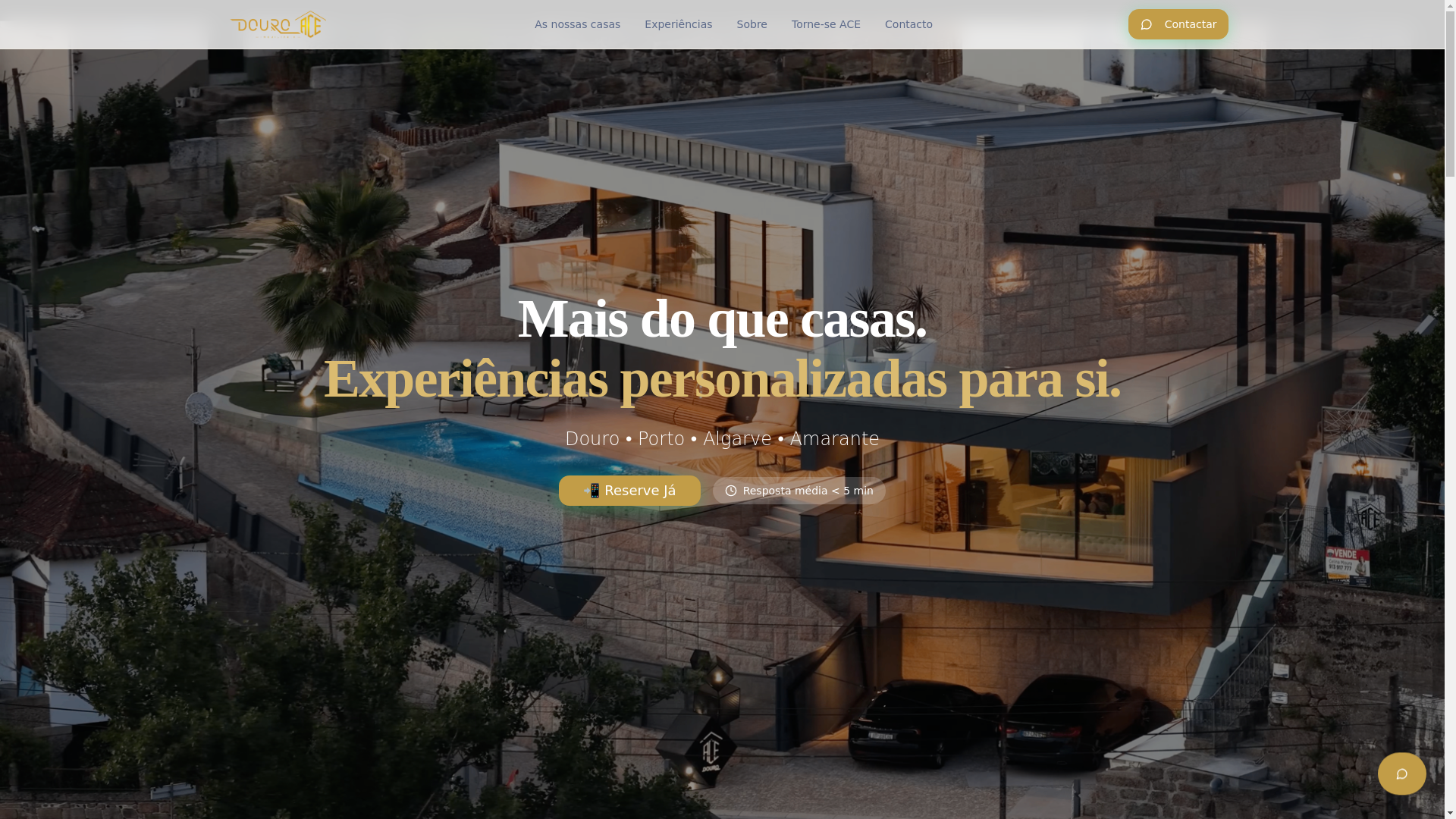 website screenshot of https://douroace.com/