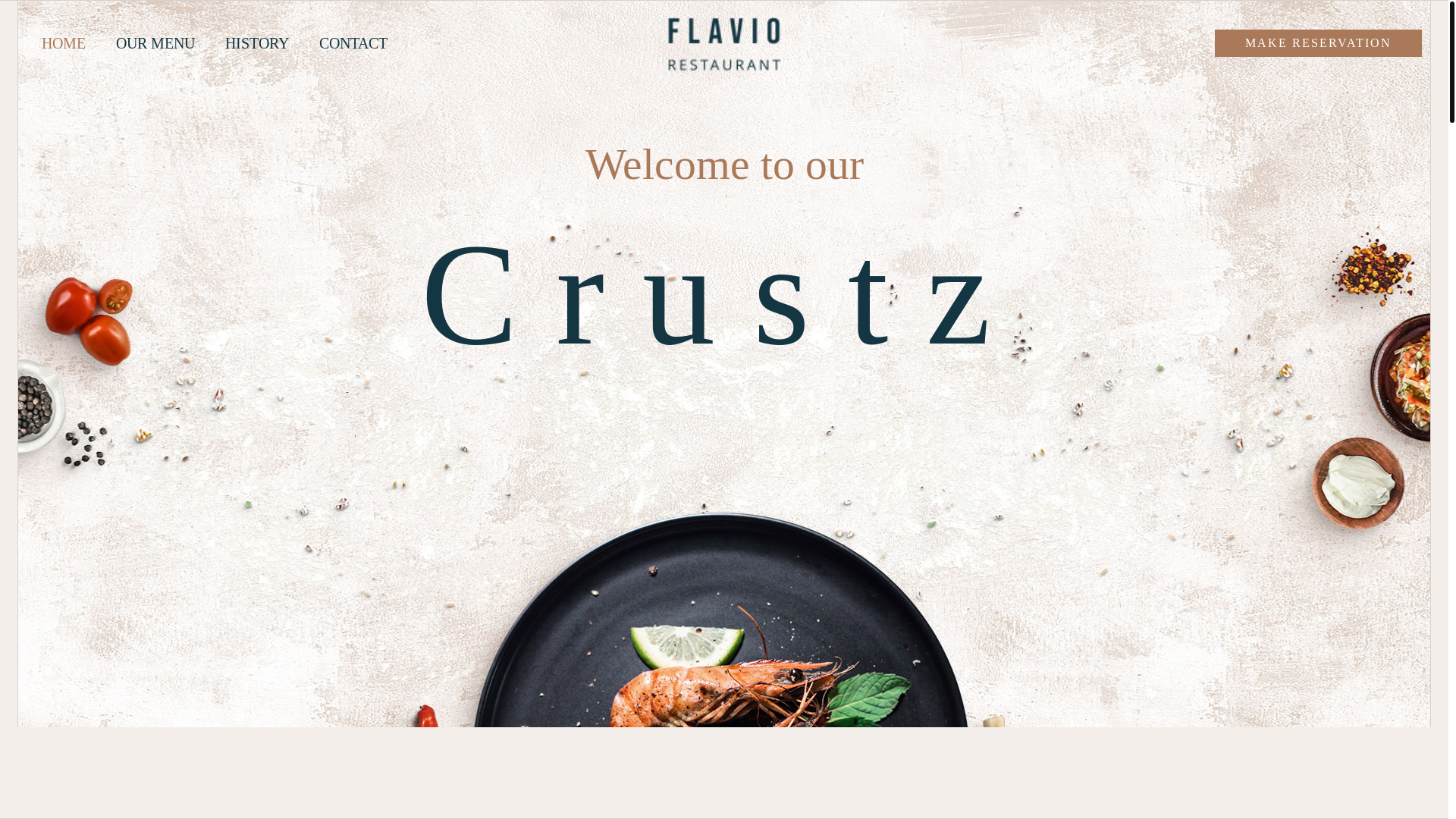 website screenshot of https://crustz.in/