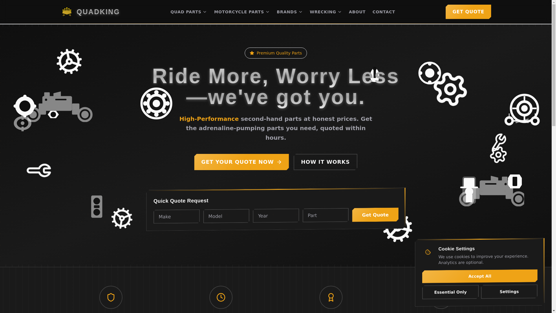 website screenshot of https://suzuki-parts.co.nz/