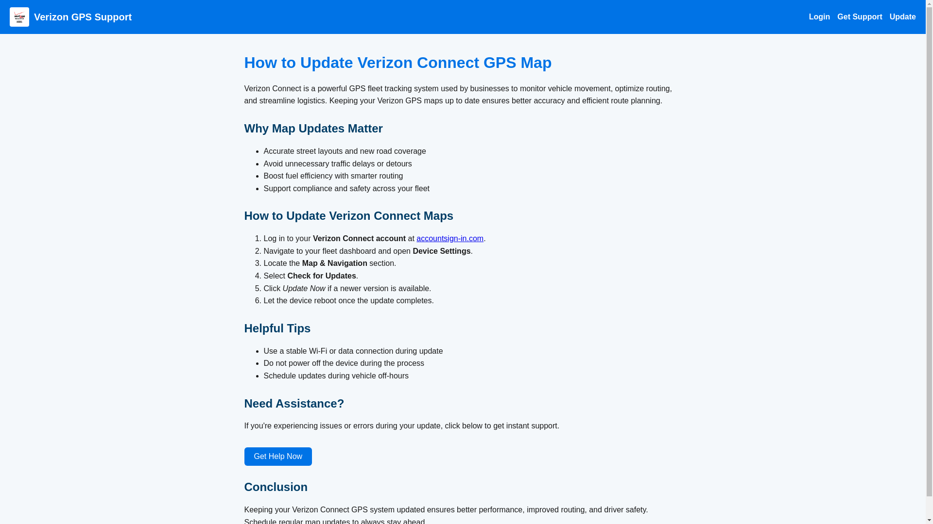 website screenshot of https://verizon-connect.pages.dev/