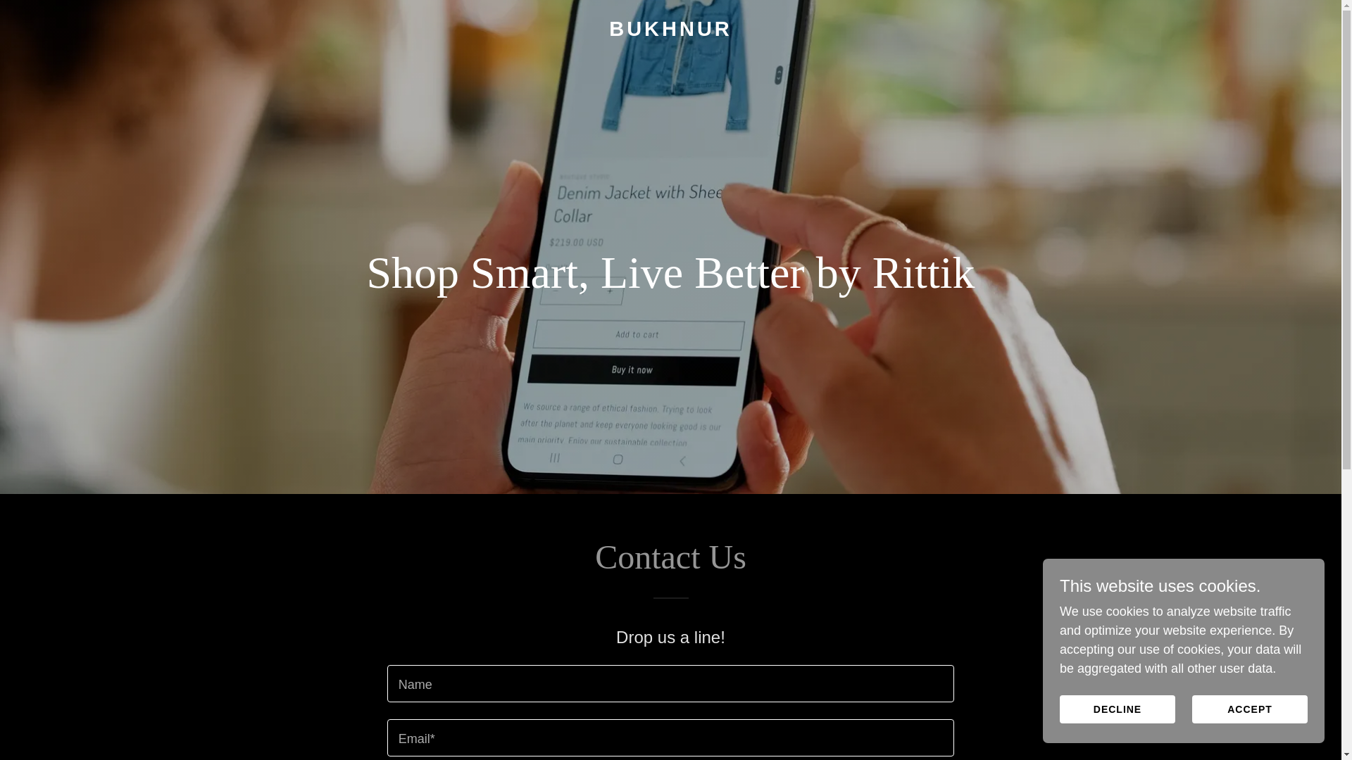 website screenshot of https://bukhnur.com/