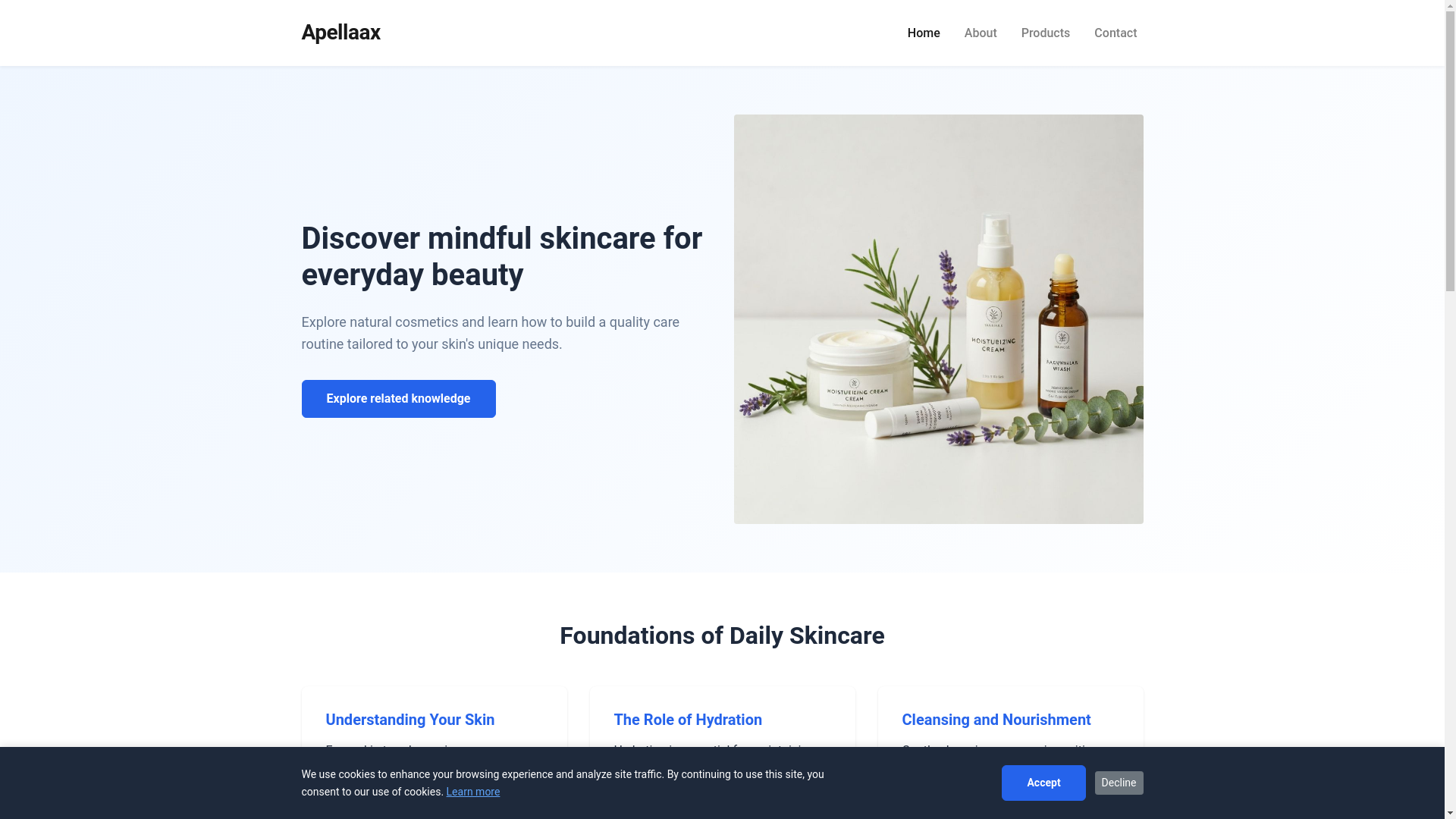 website screenshot of https://apellaax.info/