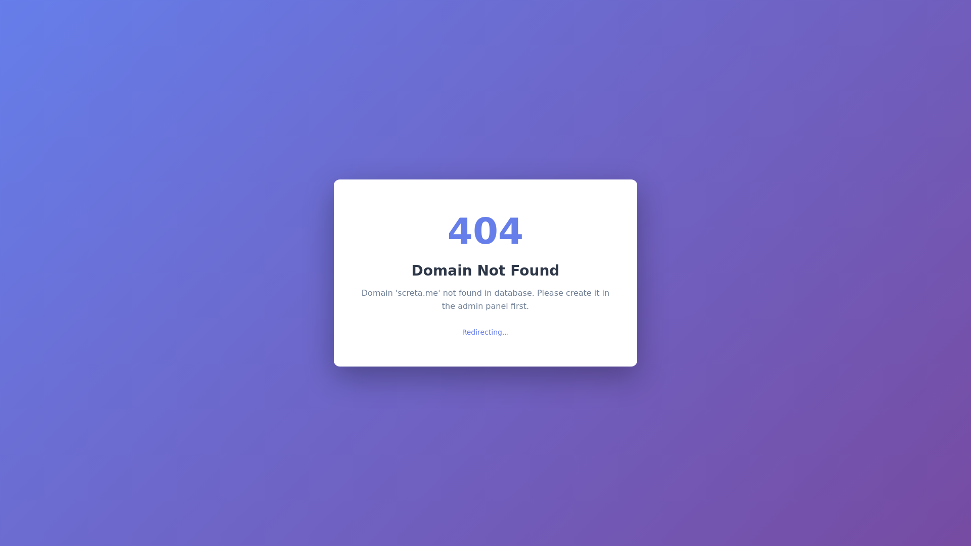 website screenshot of https://screta.me/