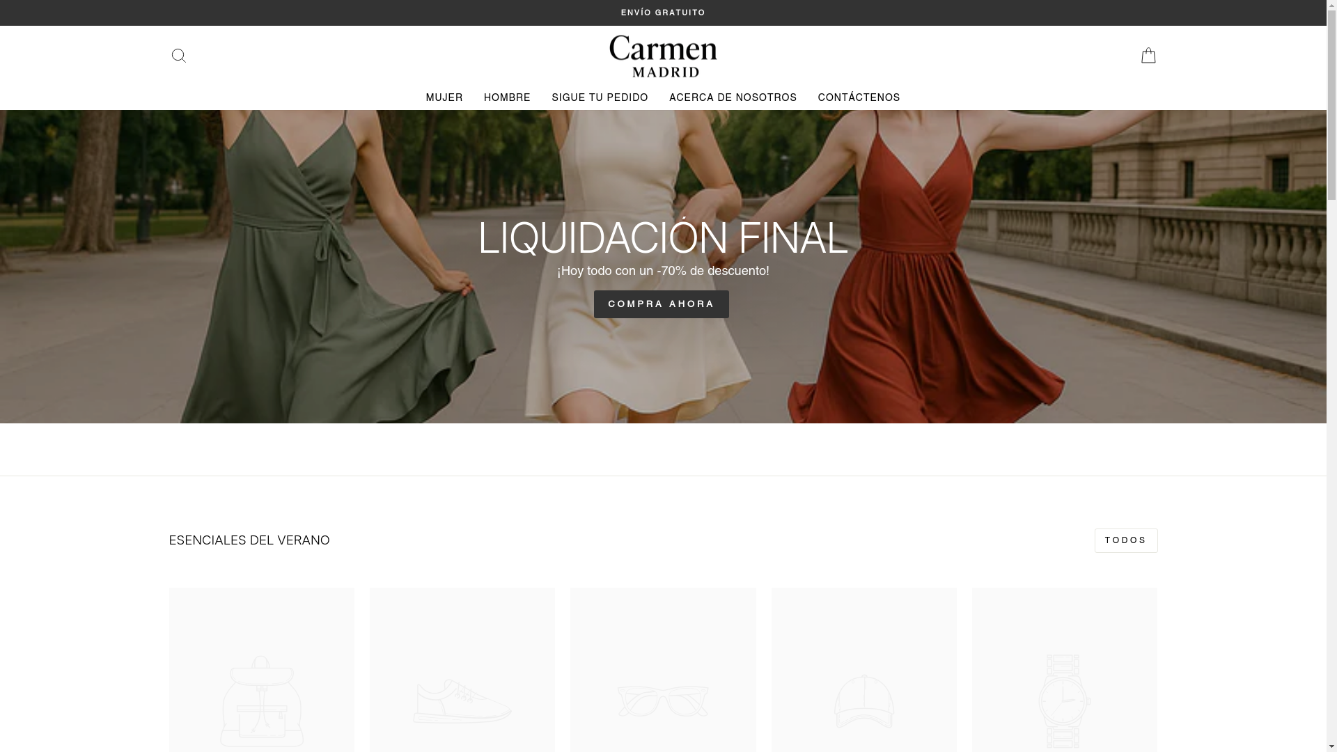 website screenshot of https://carmenmadrid.es/