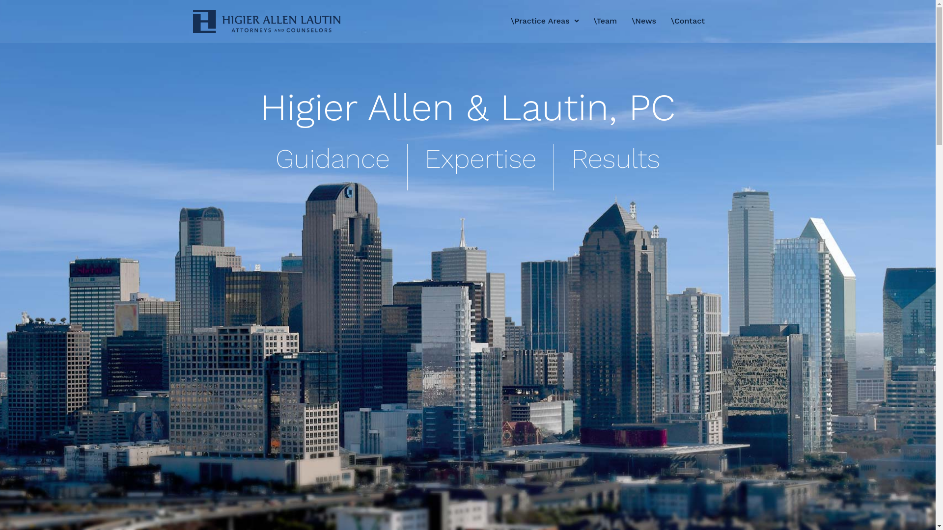 website screenshot of http://www.higierallen.com/
