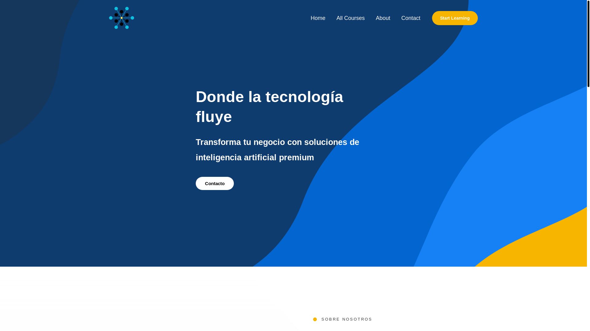 website screenshot of https://flowtechia.com/