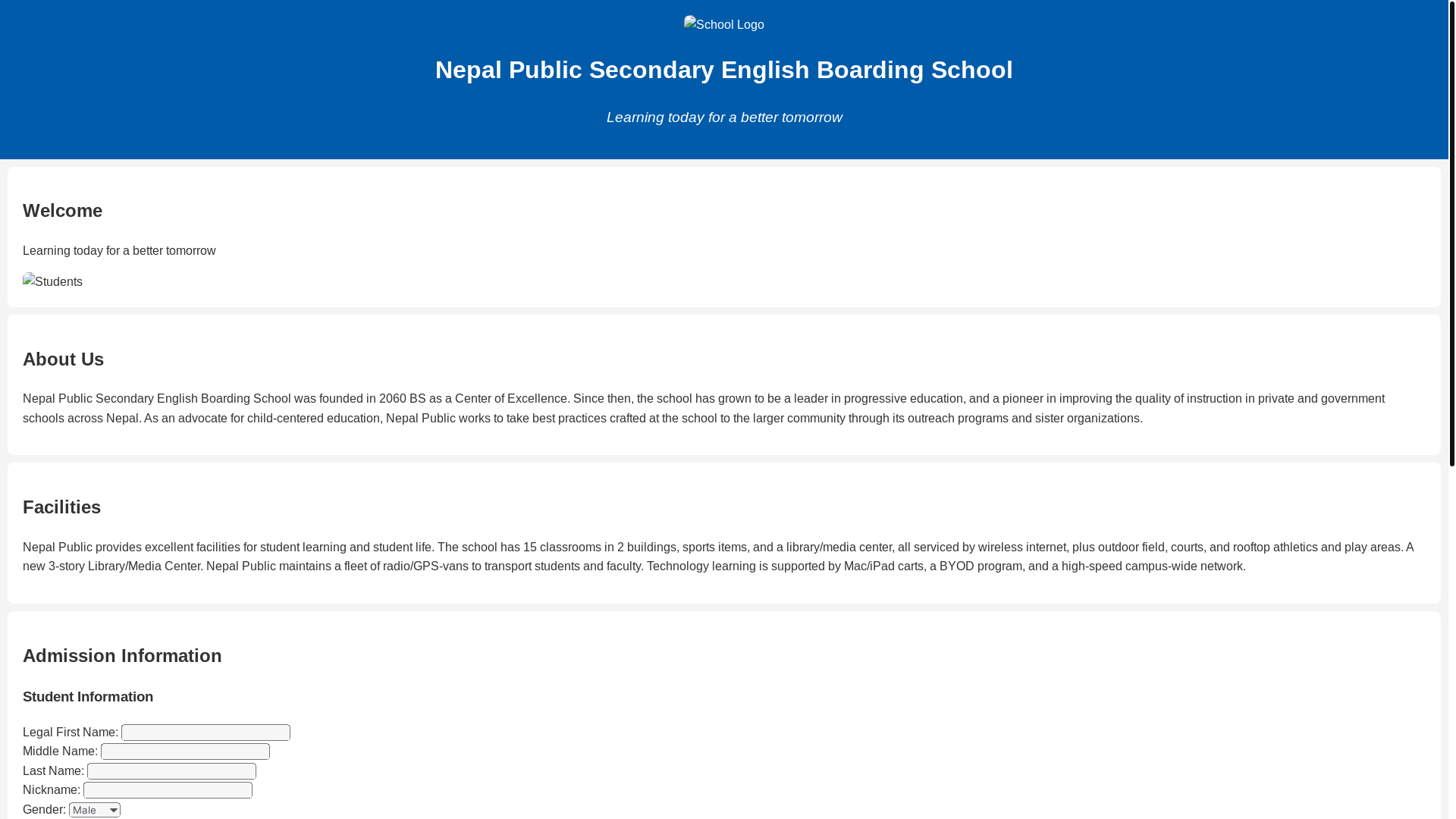 website screenshot of https://nepalpublicedu.pages.dev/