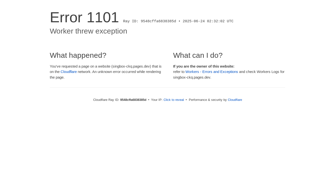 website screenshot of https://singbox-ckq.pages.dev/