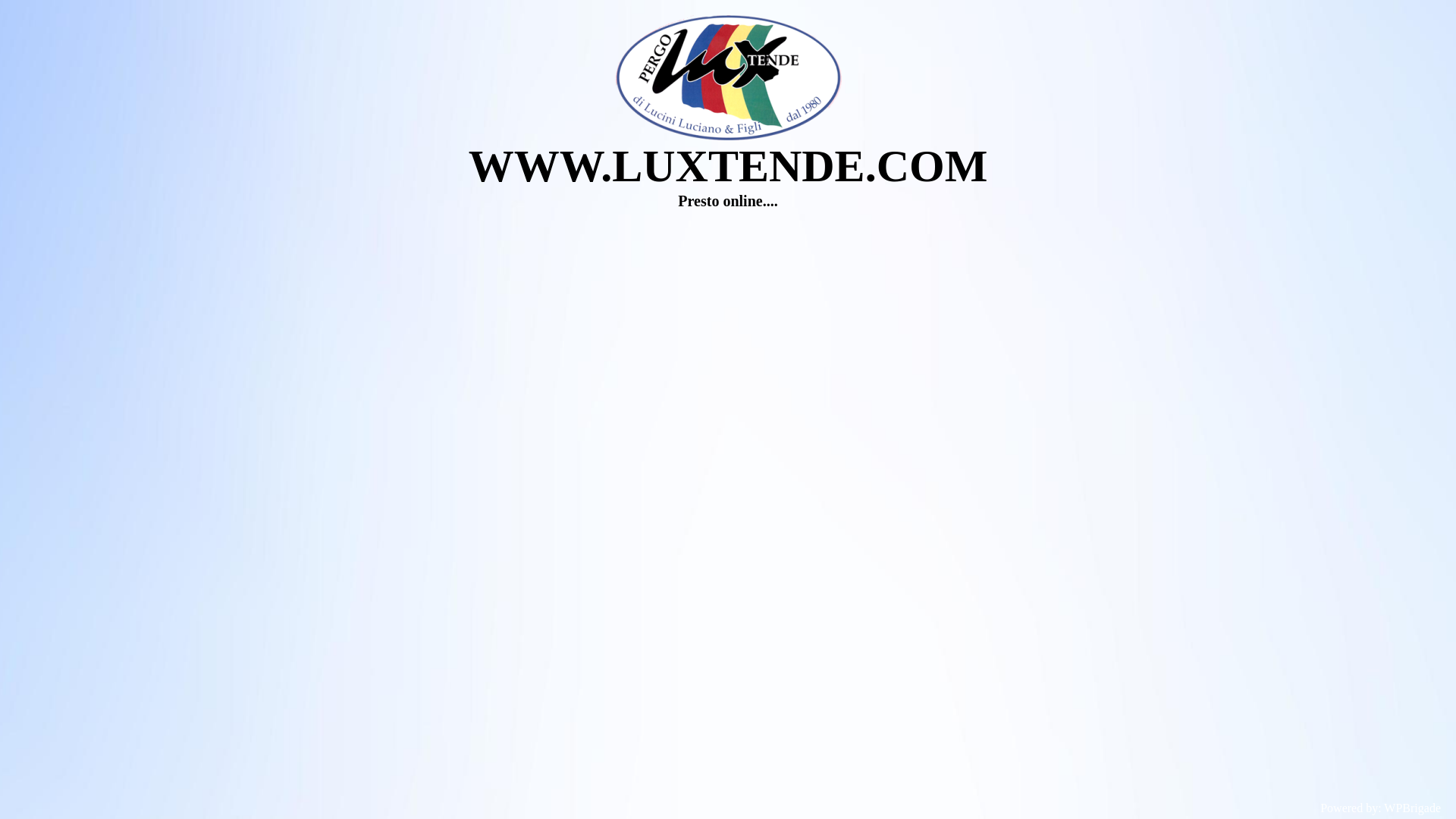 website screenshot of https://luxtende.com/