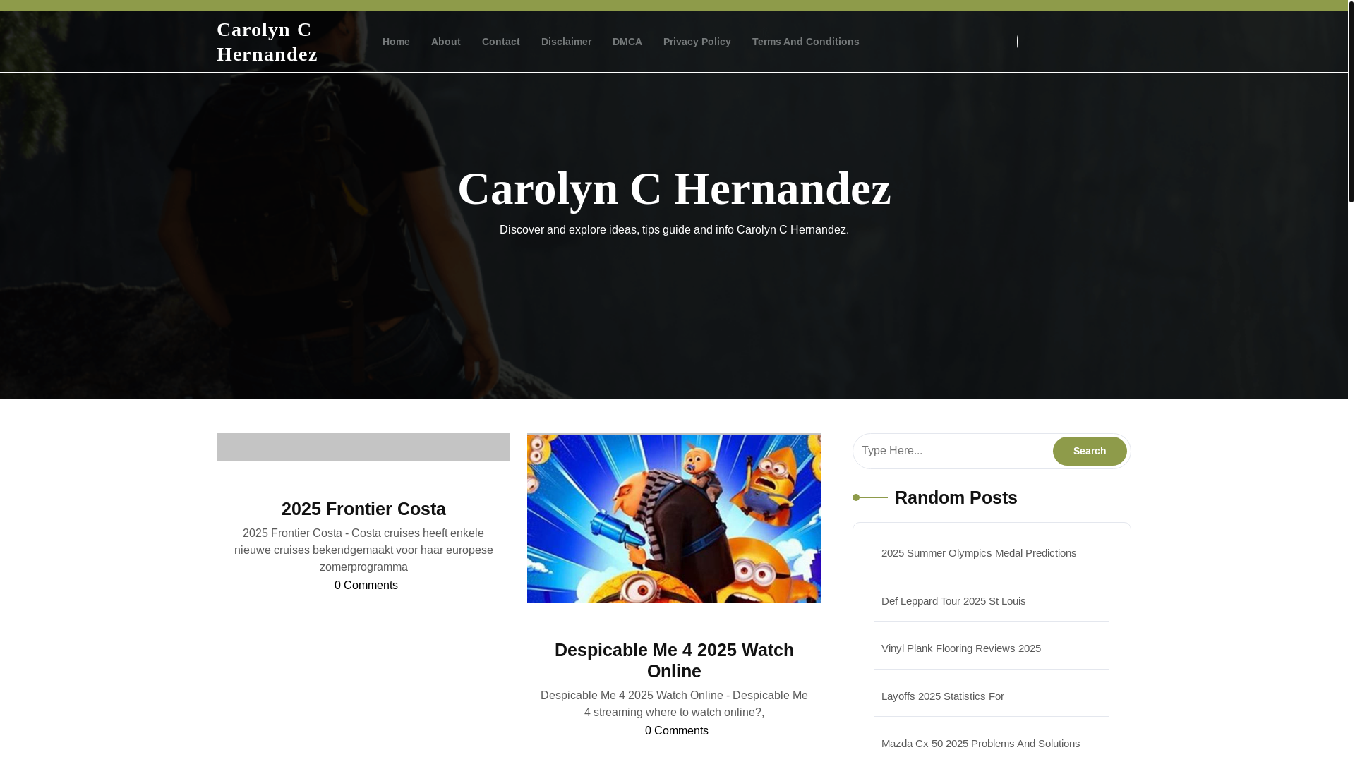 website screenshot of https://carolynchernandezh.pages.dev/