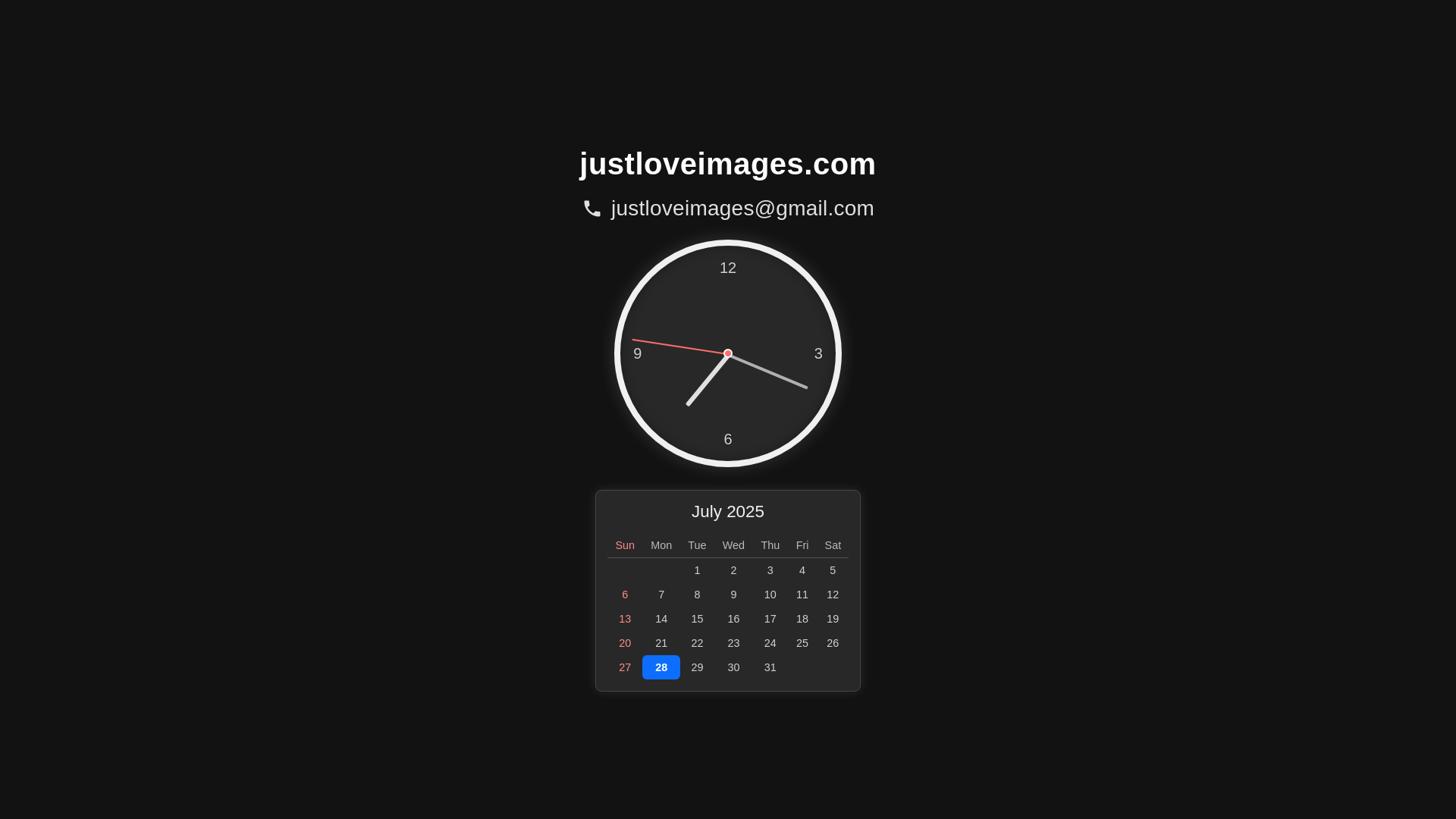 website screenshot of https://justloveimages.pages.dev/