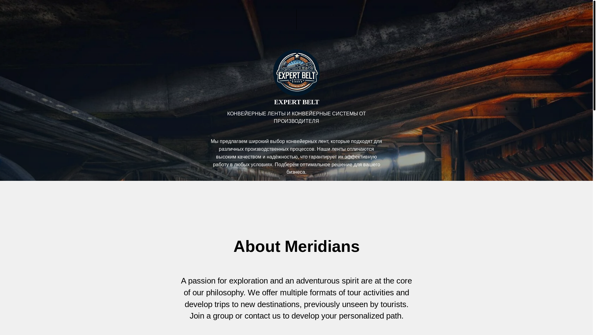 website screenshot of https://expertbelt.ru/