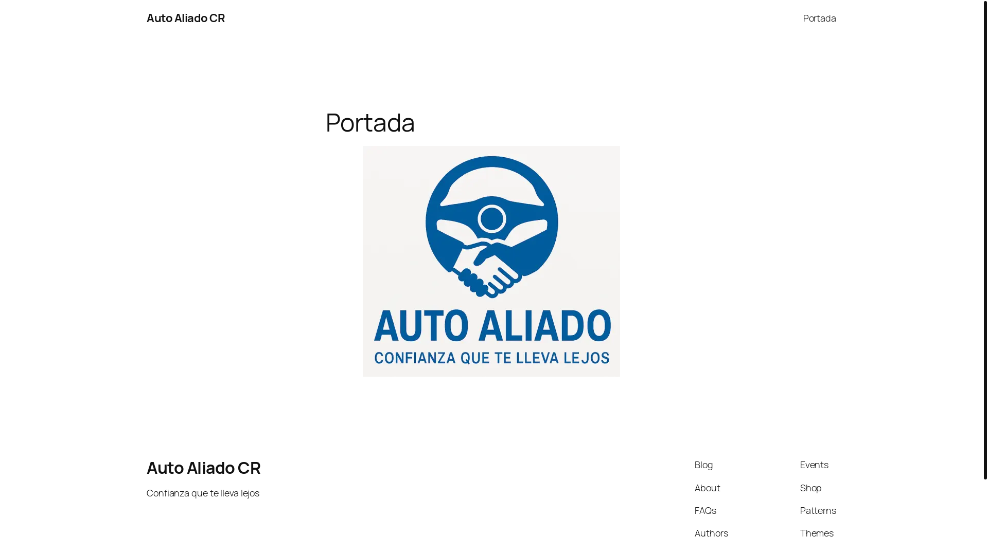 website screenshot of https://autoaliadocr.com/