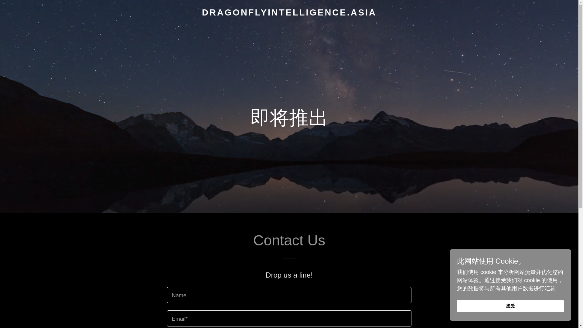 website screenshot of https://dragonflyintelligence.asia/