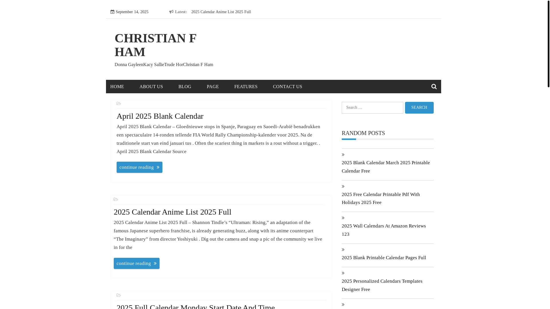 website screenshot of https://christianfham.pages.dev/
