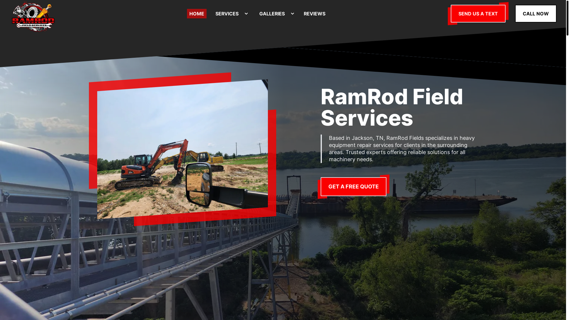 website screenshot of https://ramrodfieldservices.com/