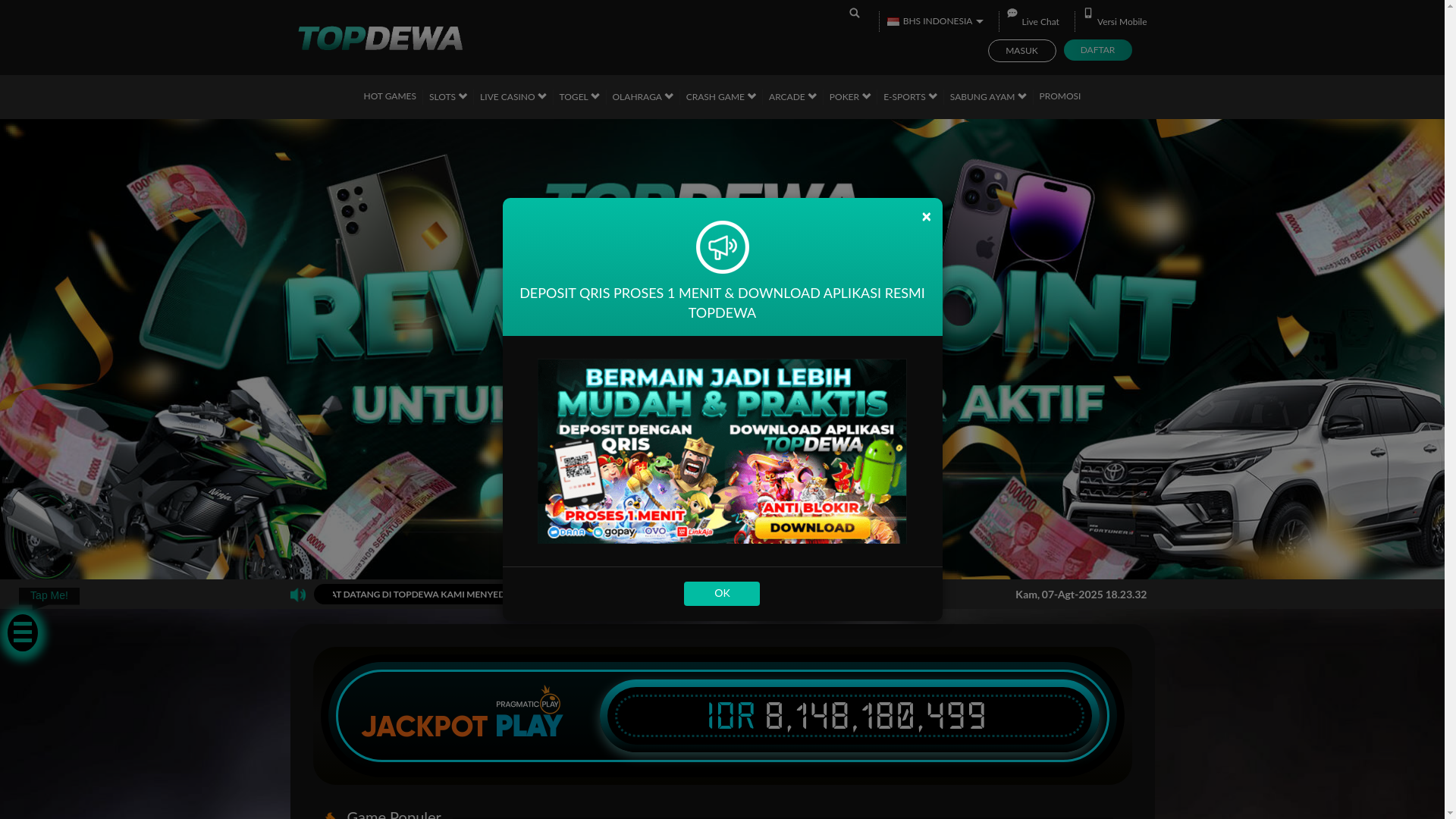 website screenshot of https://mythic-tdw.xyz/