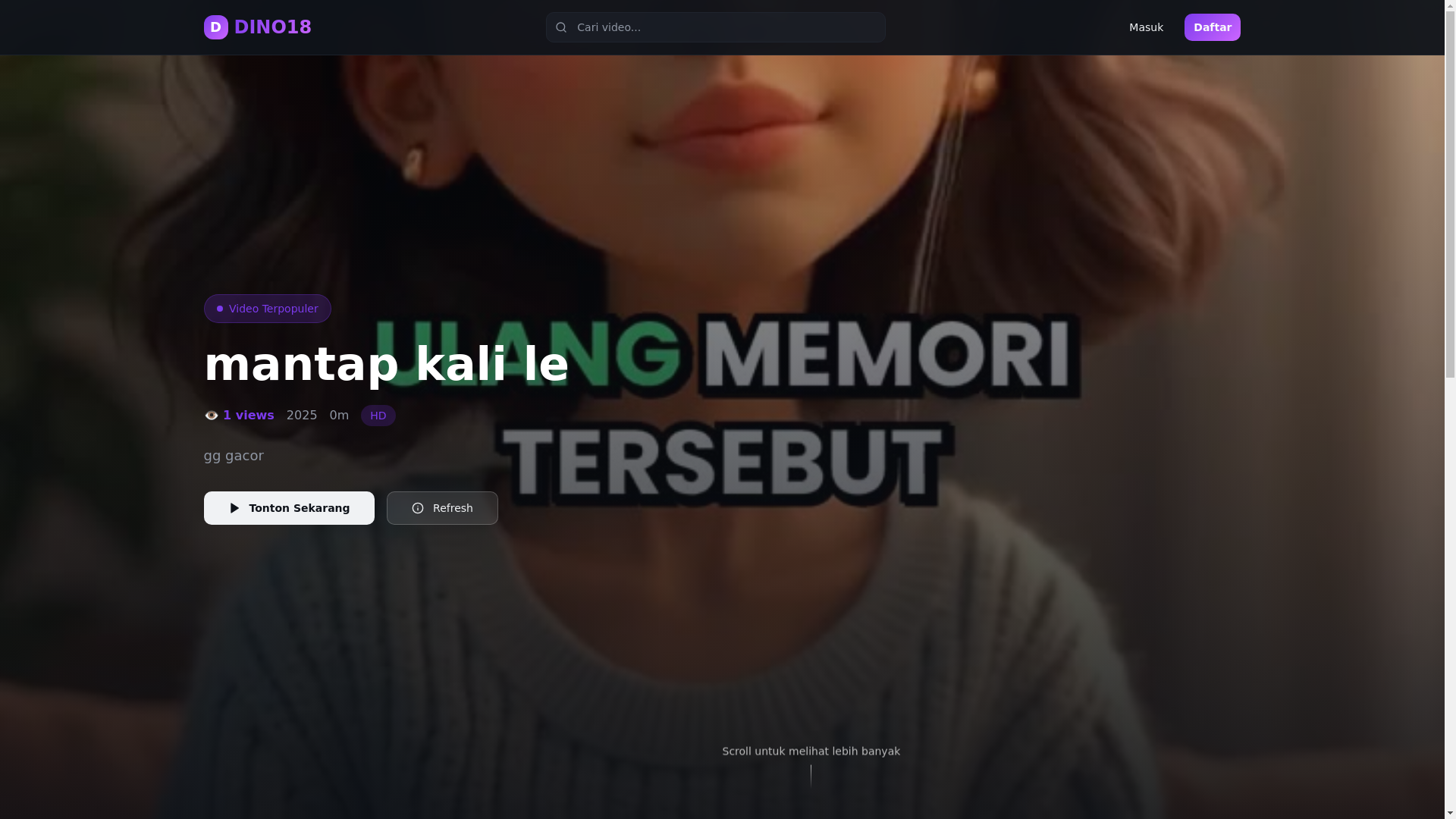 website screenshot of https://dino18live.pages.dev/