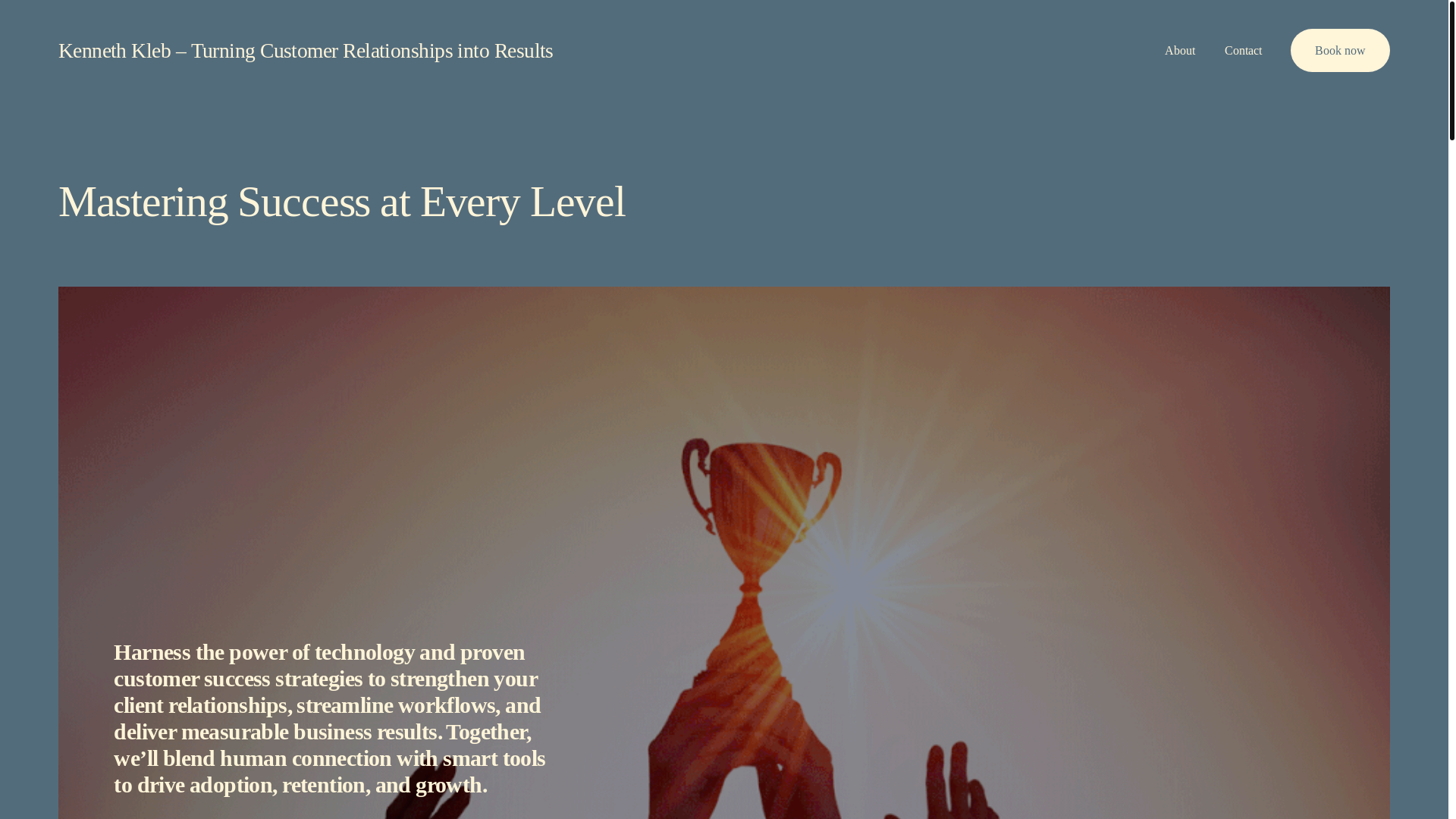 website screenshot of https://techsuccesscoachken.com/