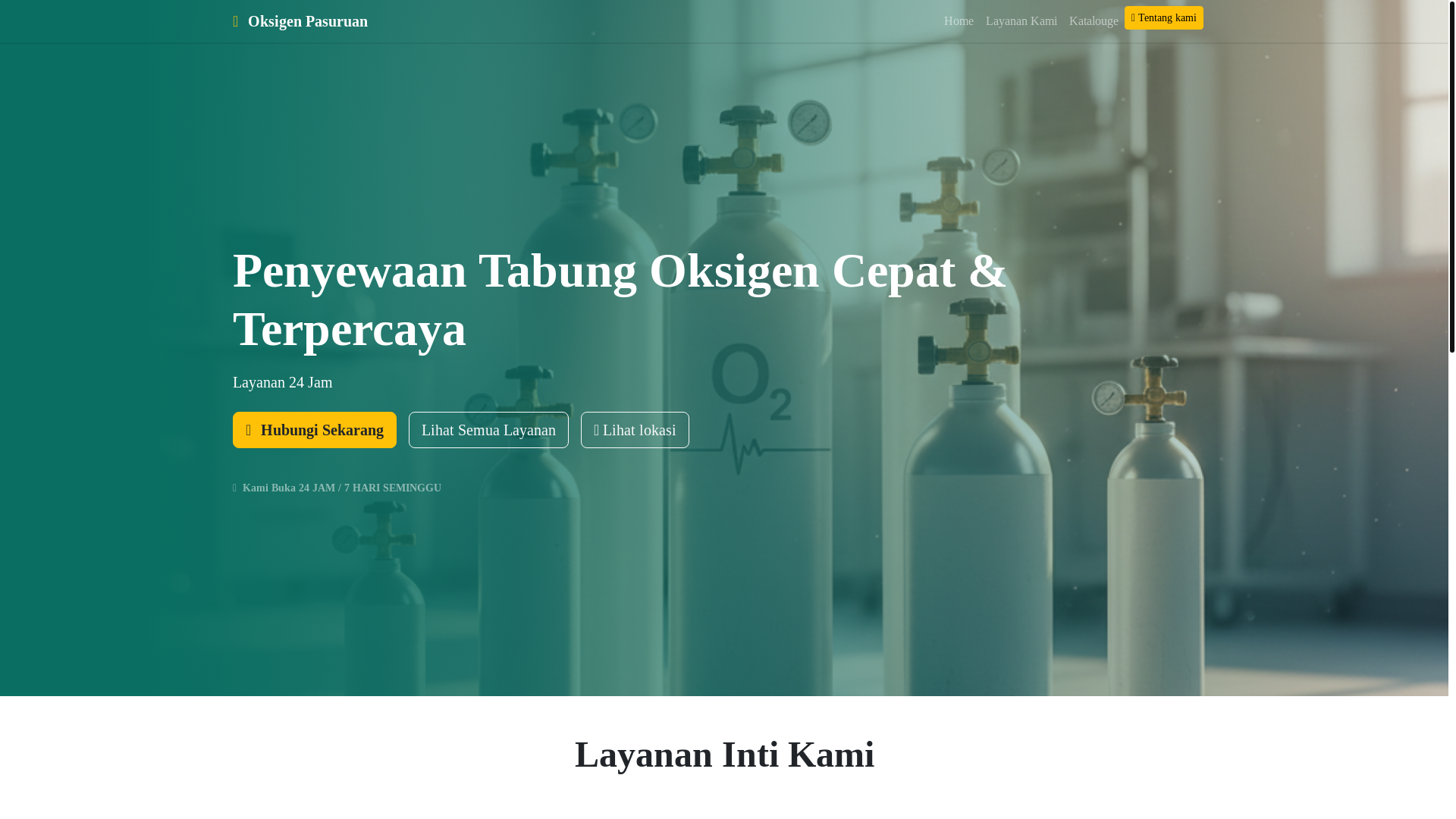 website screenshot of https://oksigenpasuruan.com/