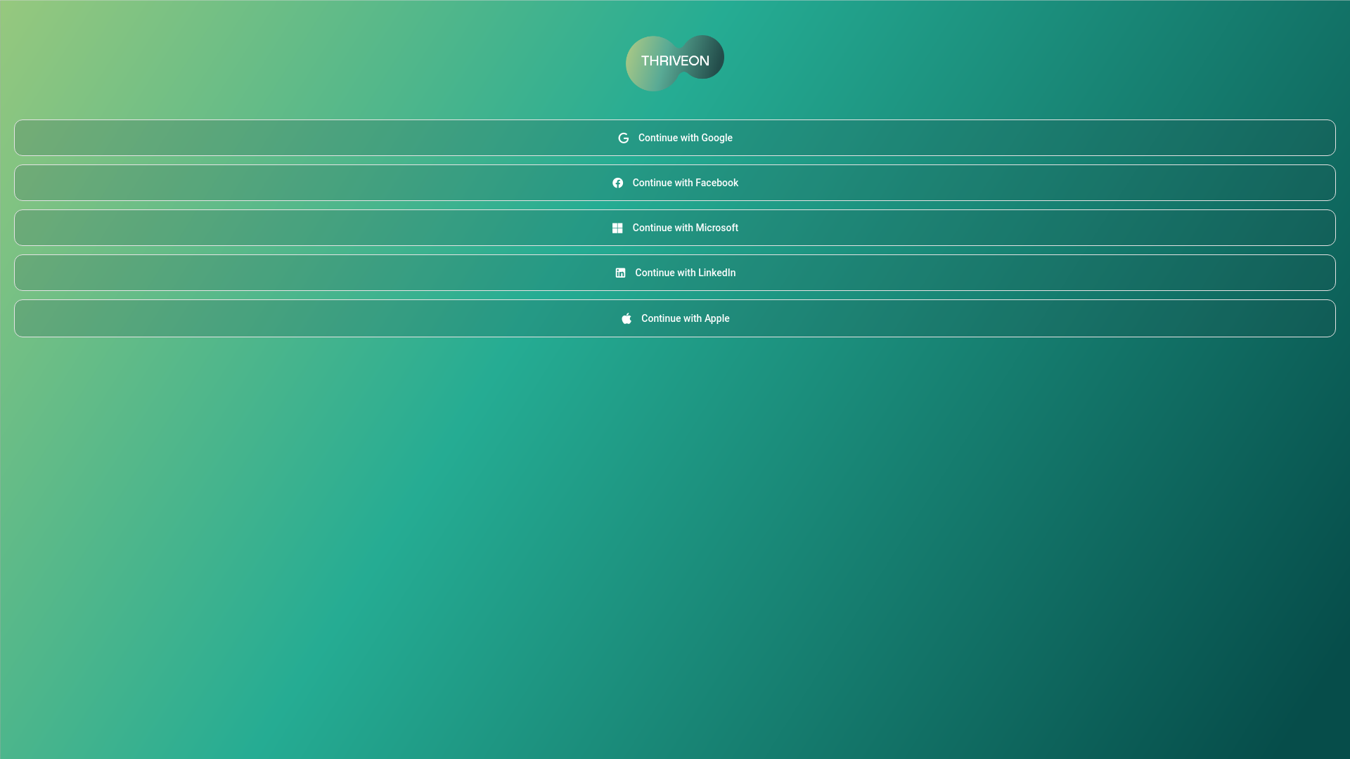 website screenshot of https://test-thriveon-app.pages.dev/