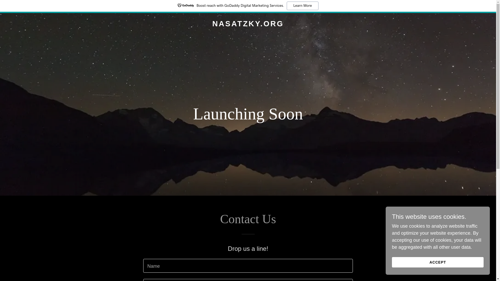 website screenshot of https://nasatzky.org/