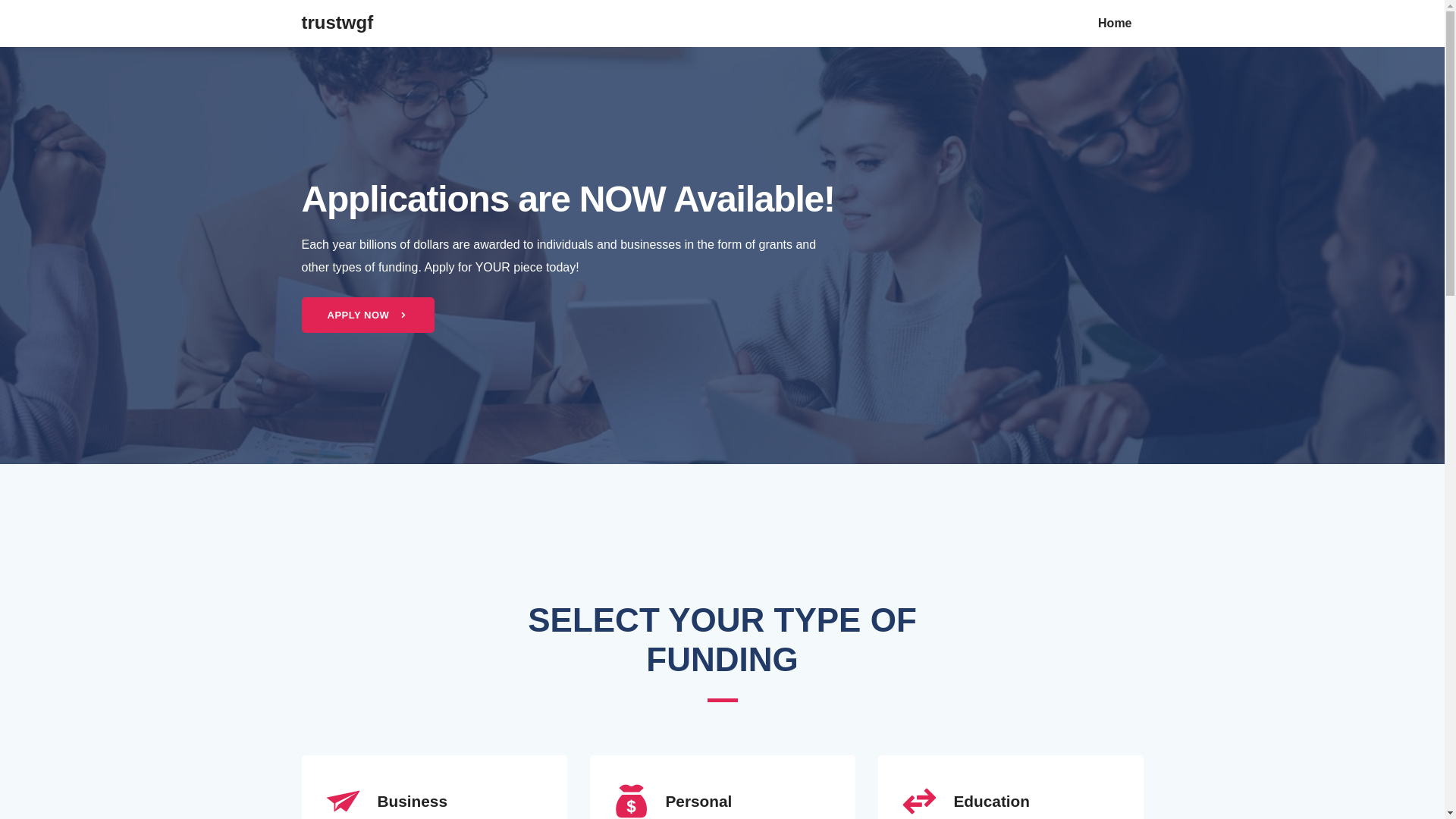 website screenshot of https://trustwgf.pages.dev/