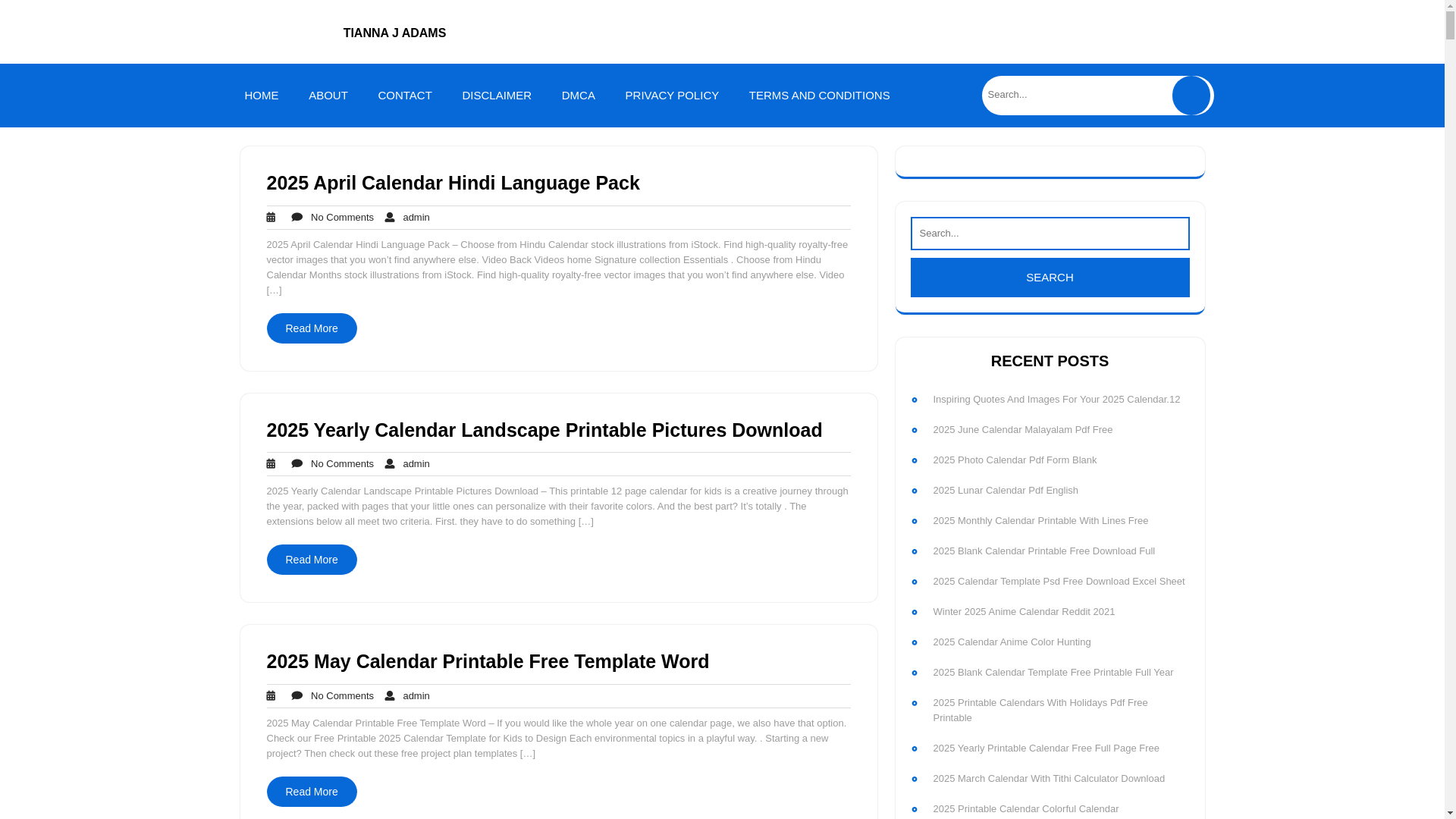 website screenshot of https://tiannajadamsm.pages.dev/