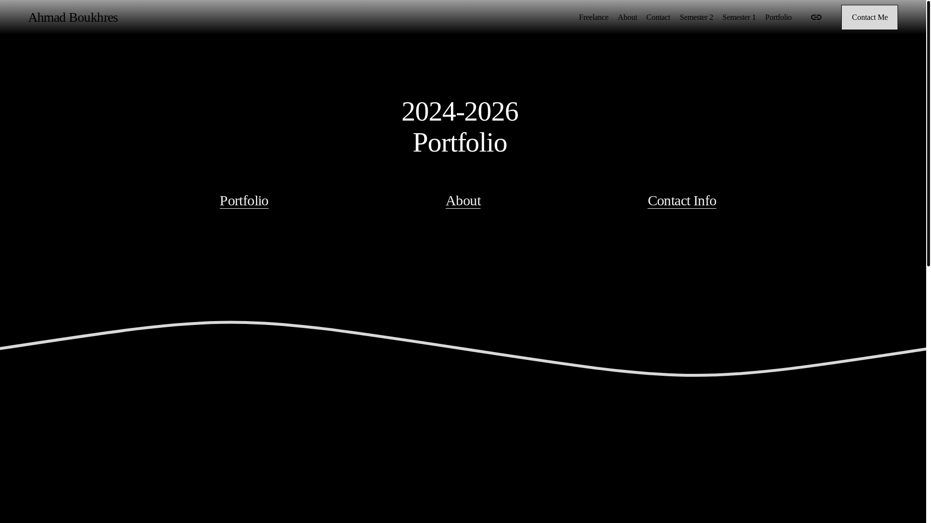 website screenshot of https://ahmadboukhres.com/