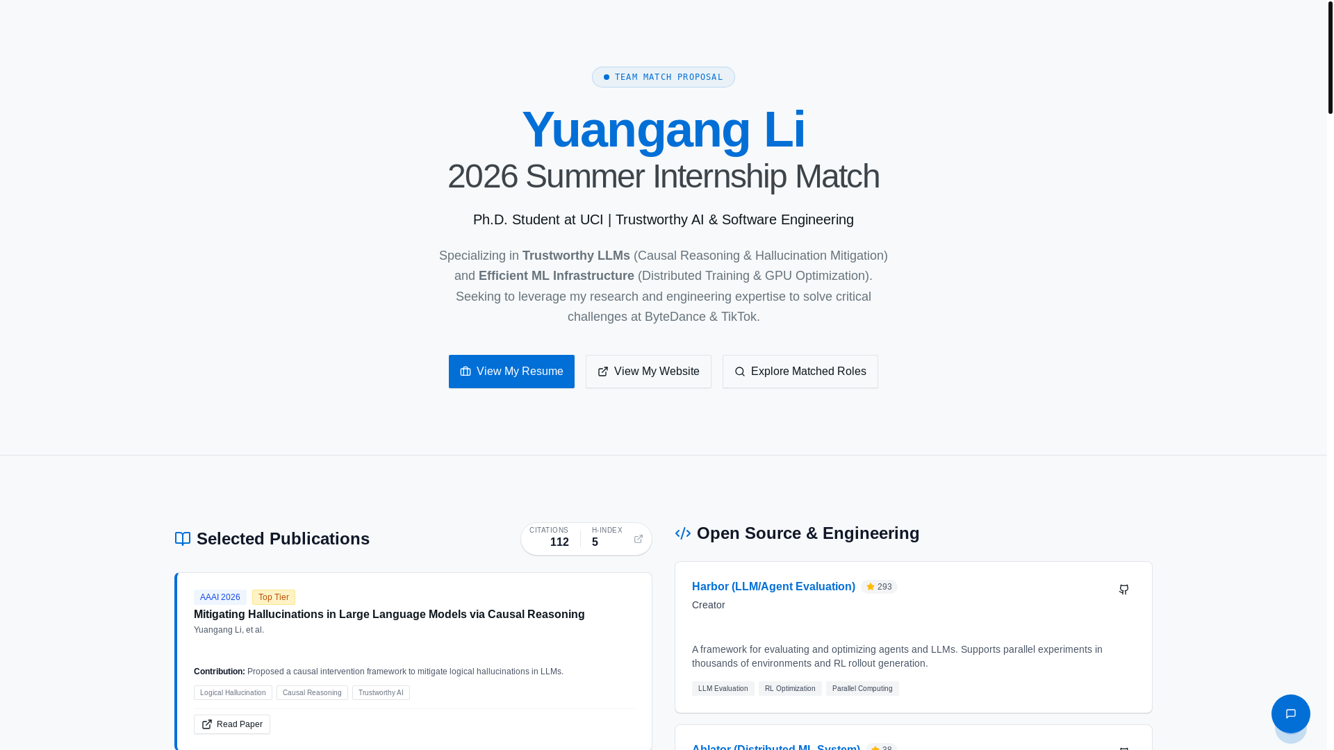 website screenshot of https://yuangang.one/