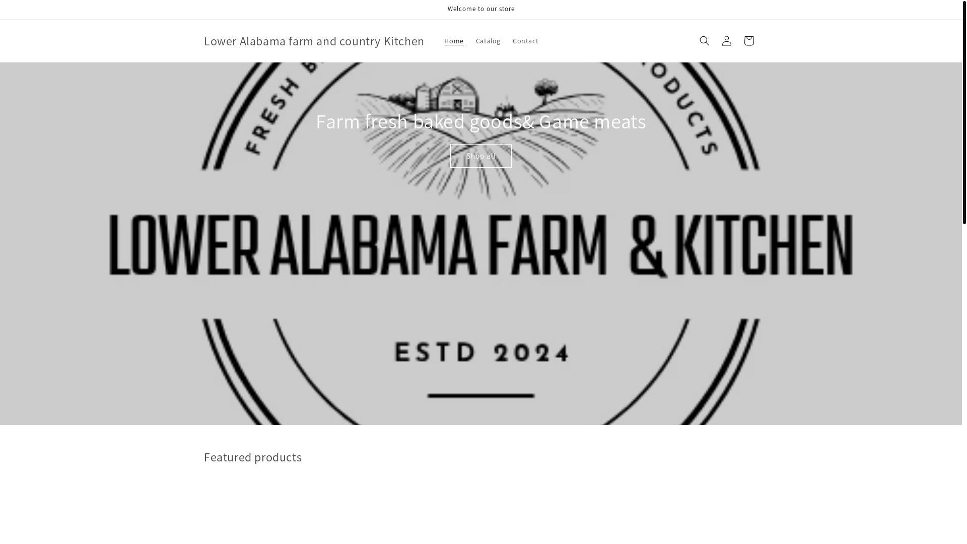 website screenshot of https://loweralabamafarmandcountrykitchen.com/
