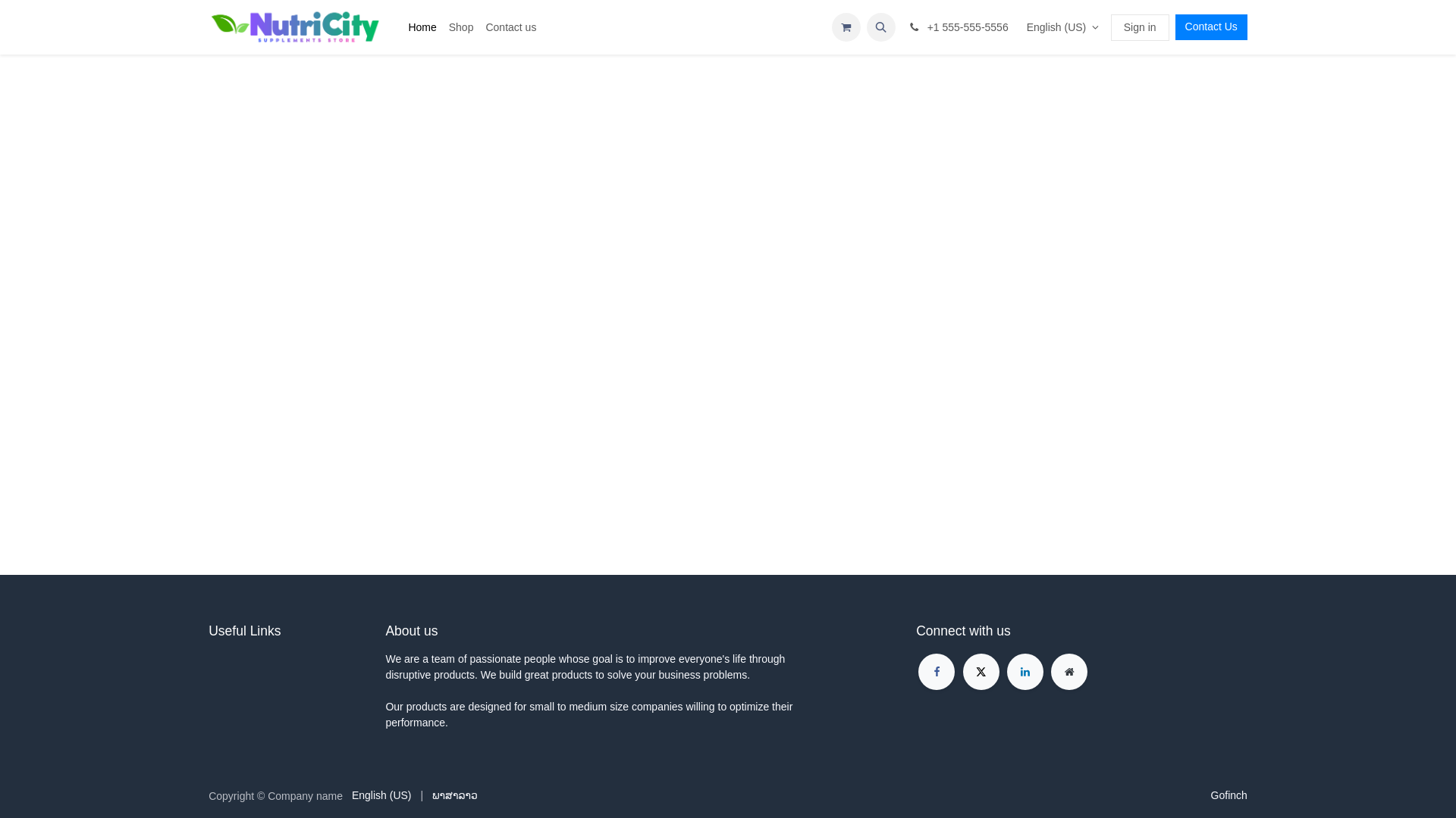 website screenshot of https://nutricity.la/