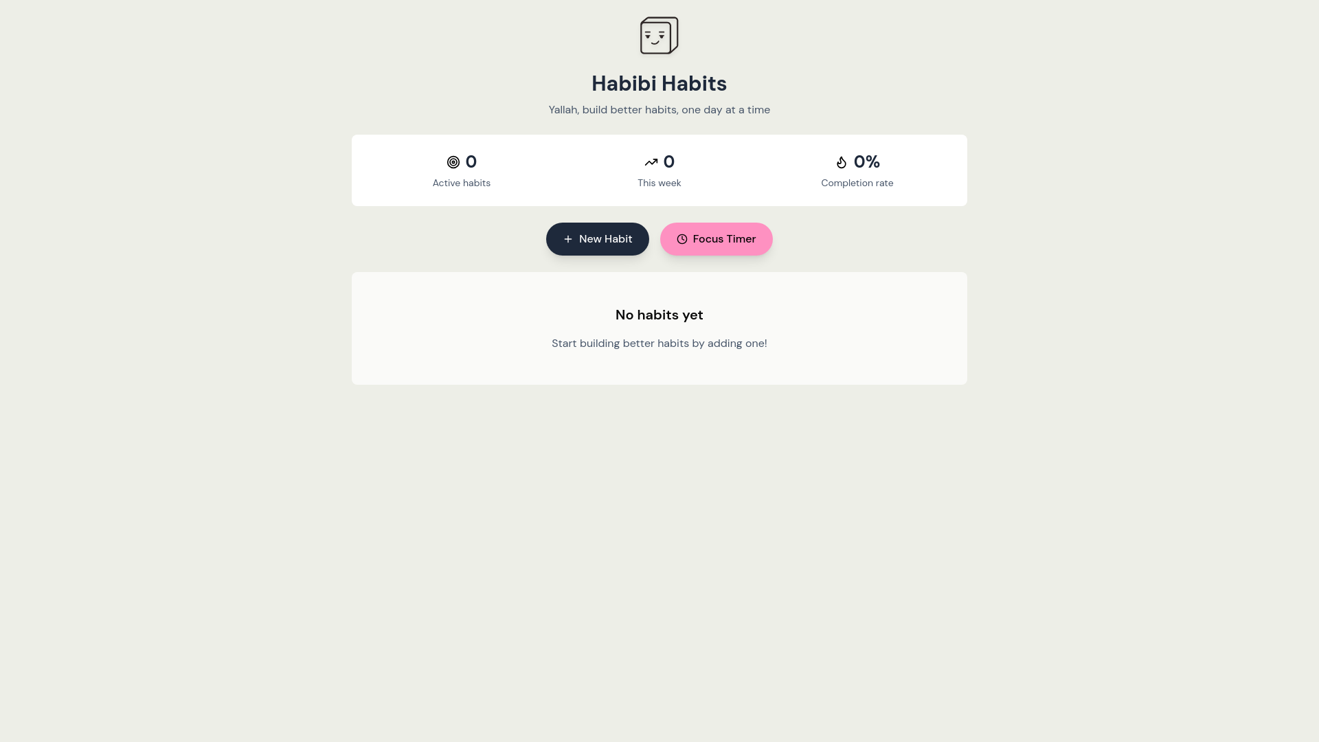 website screenshot of https://habibihabits.com/