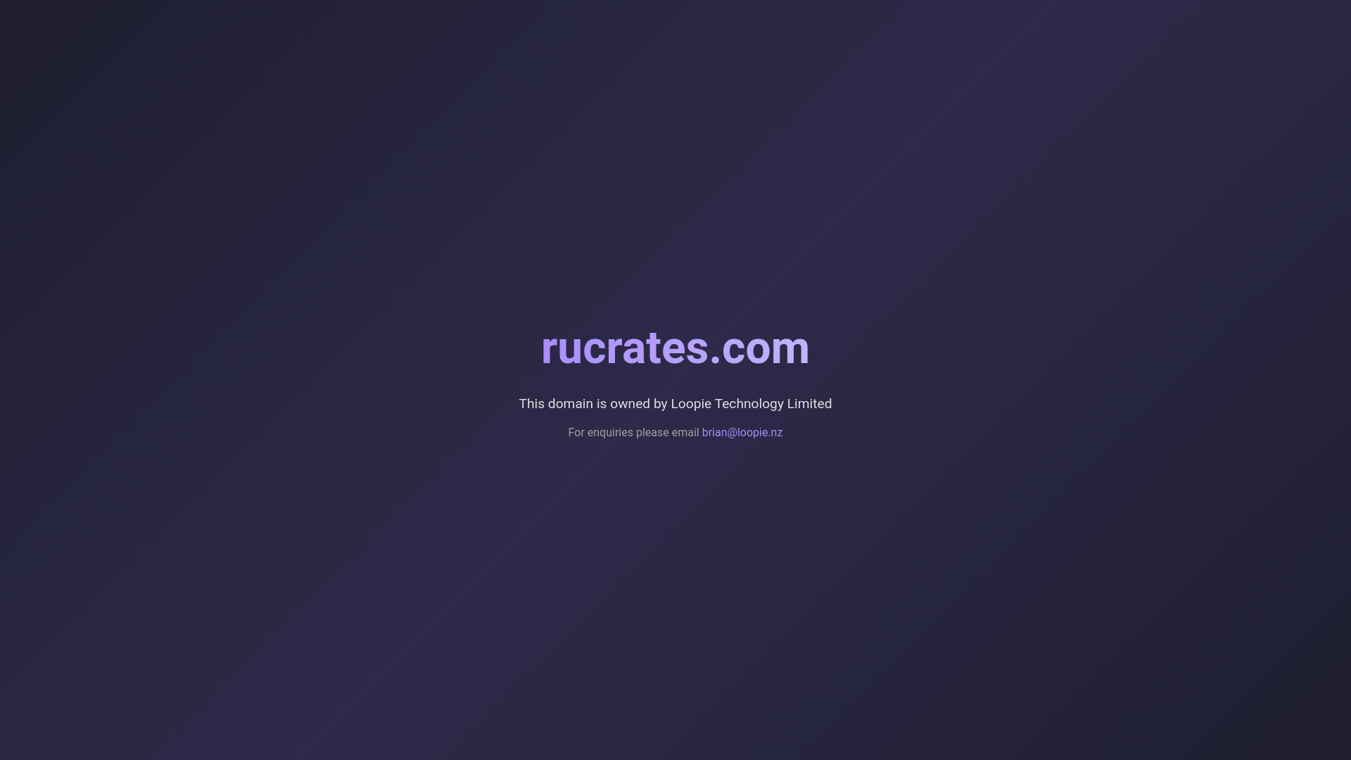 website screenshot of https://rucrates.com/