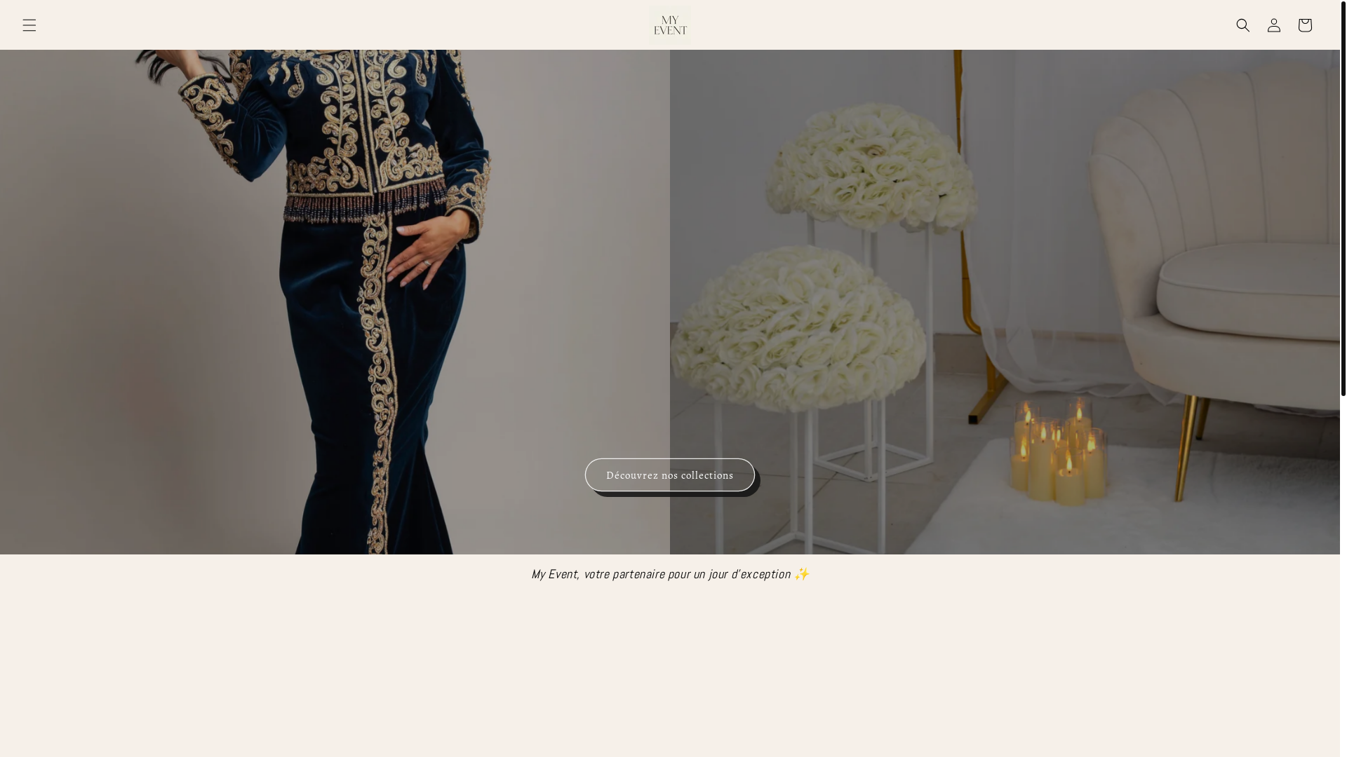 website screenshot of https://myeventbordeaux.com/