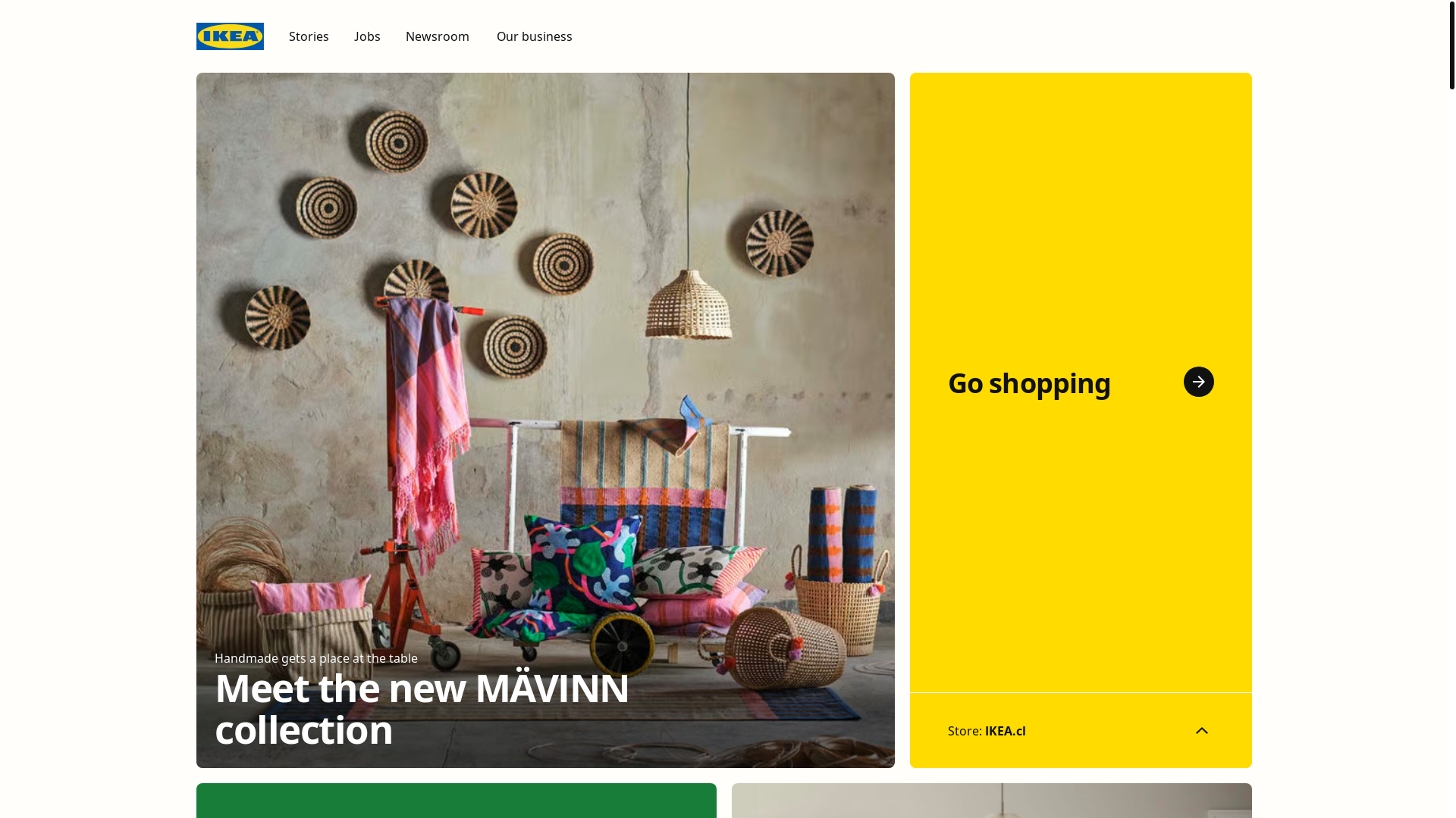 website screenshot of https://ikea.com/