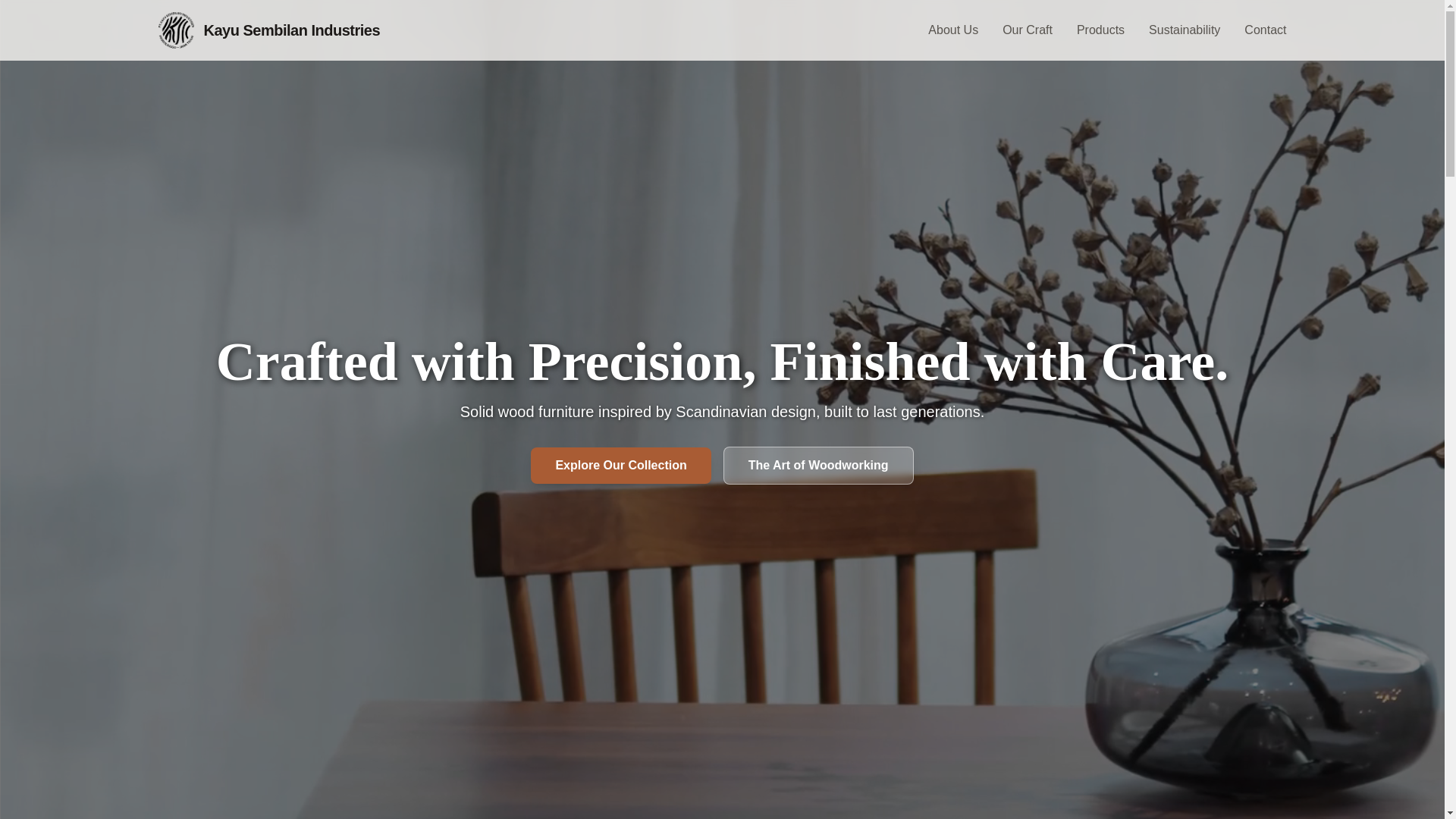 website screenshot of https://kayusembilan.pages.dev/
