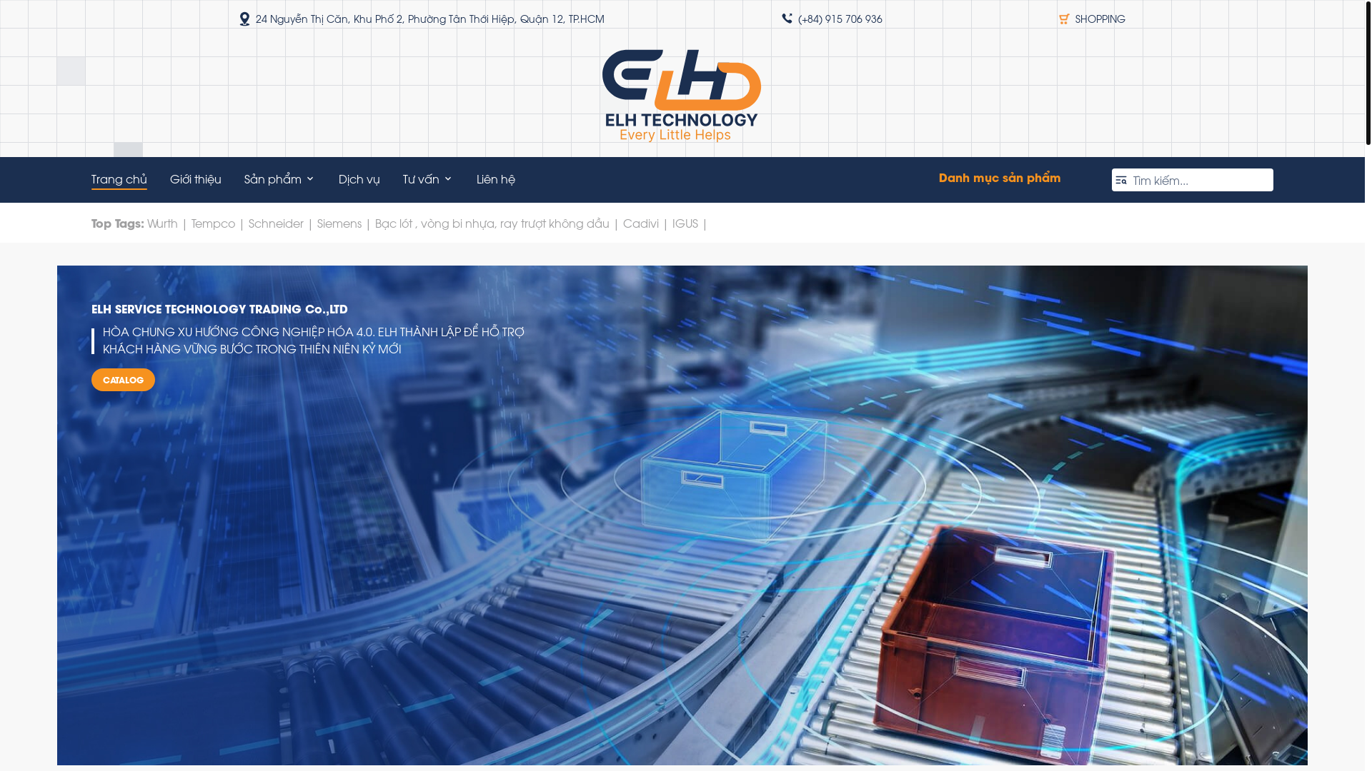 website screenshot of https://elh-landingpage.pages.dev/
